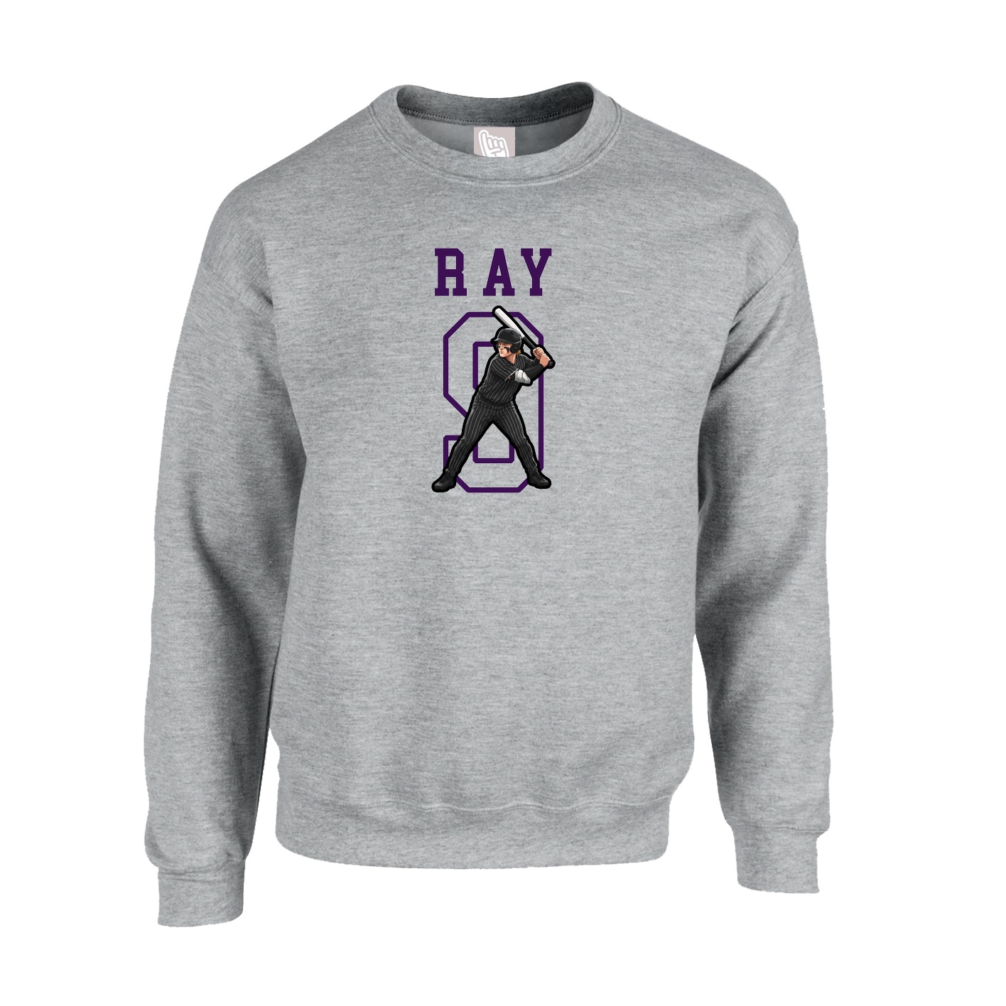Fleece Crew — Shirsey in Grey