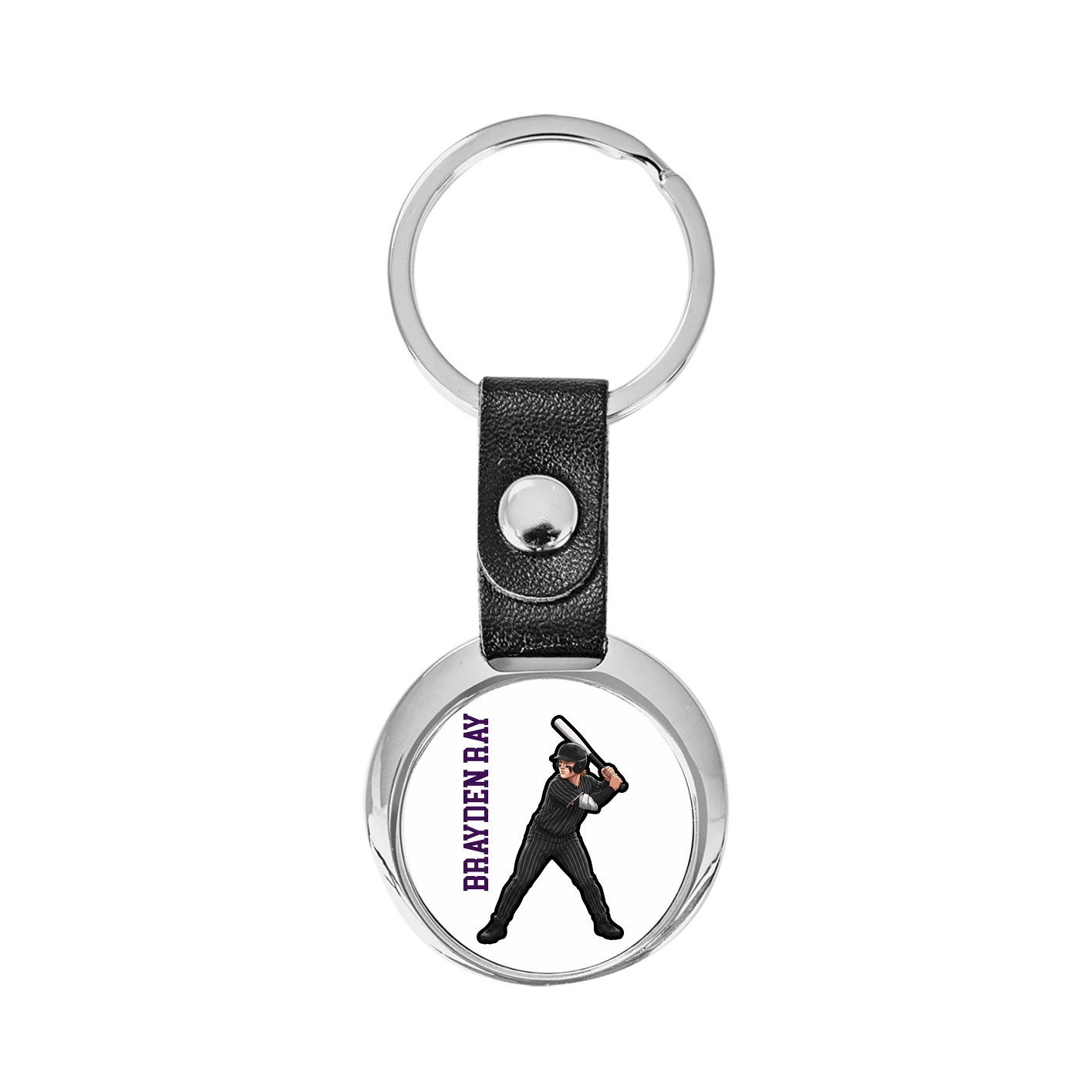 Key Chain — Name Vertical in Classic