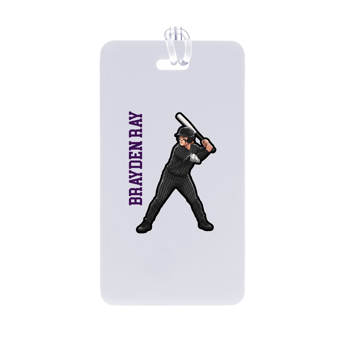 Bag Tag — Name Vertical in Classic