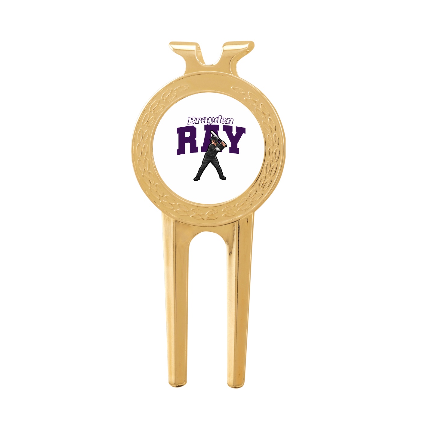 Divot Tool with Ball Marker — Name Arch in Classic