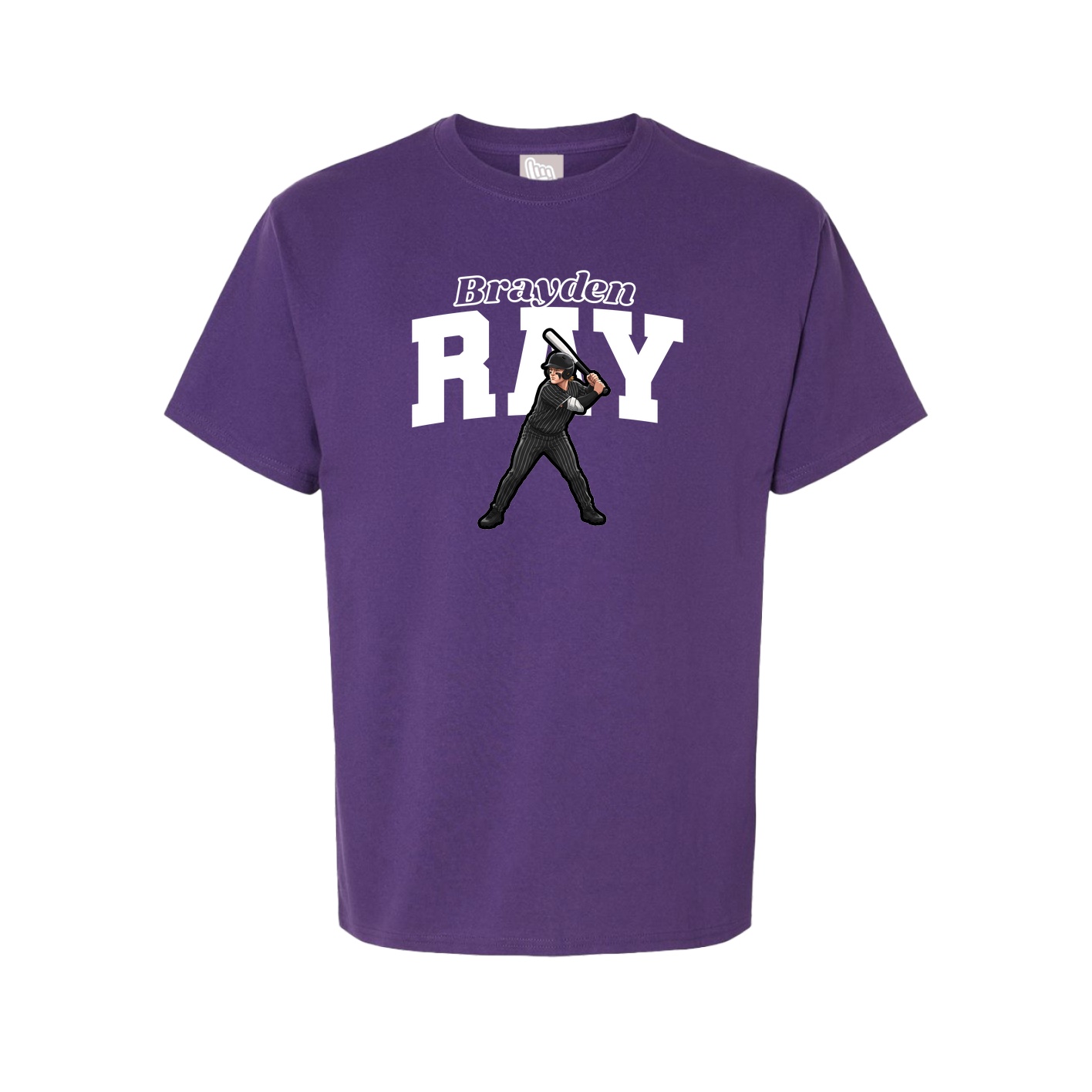 Tee — Name Arch in Purple