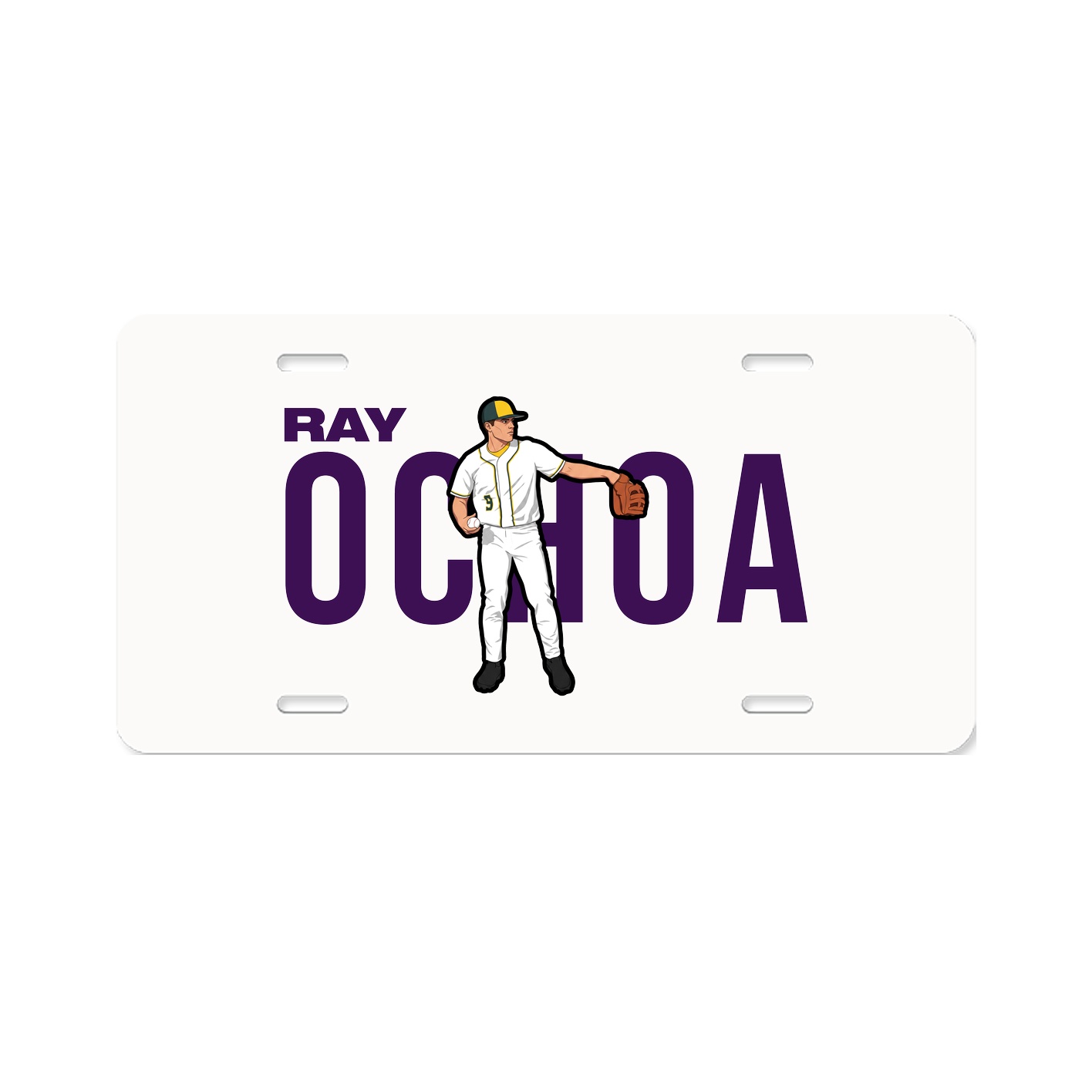 License Plate — Player Name in Classic