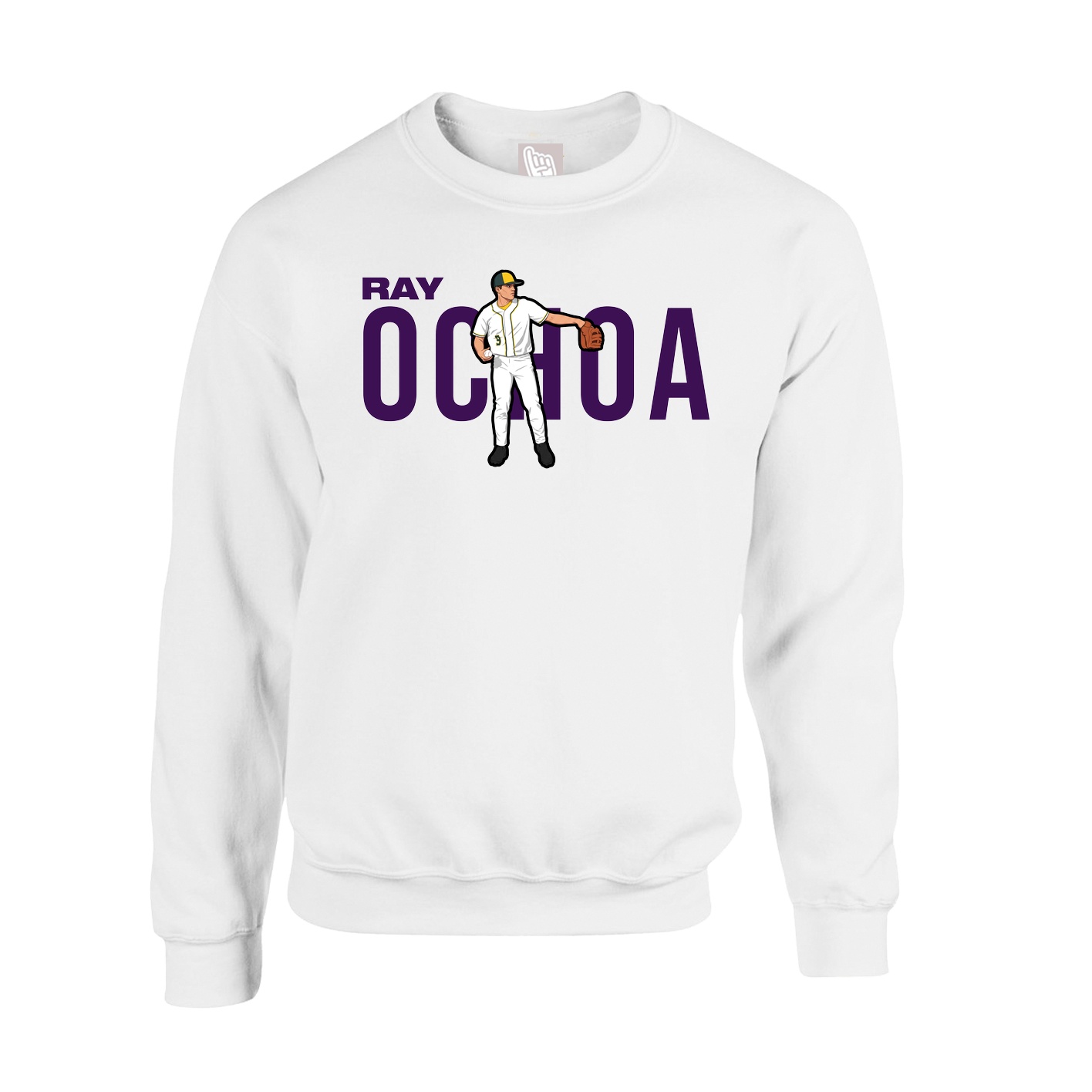 Fleece Crew — Player Name in White