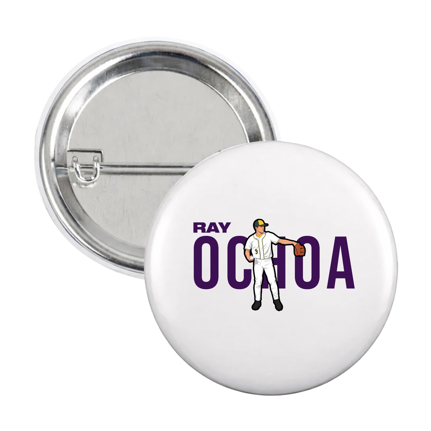 Game Day Button — Player Name in White