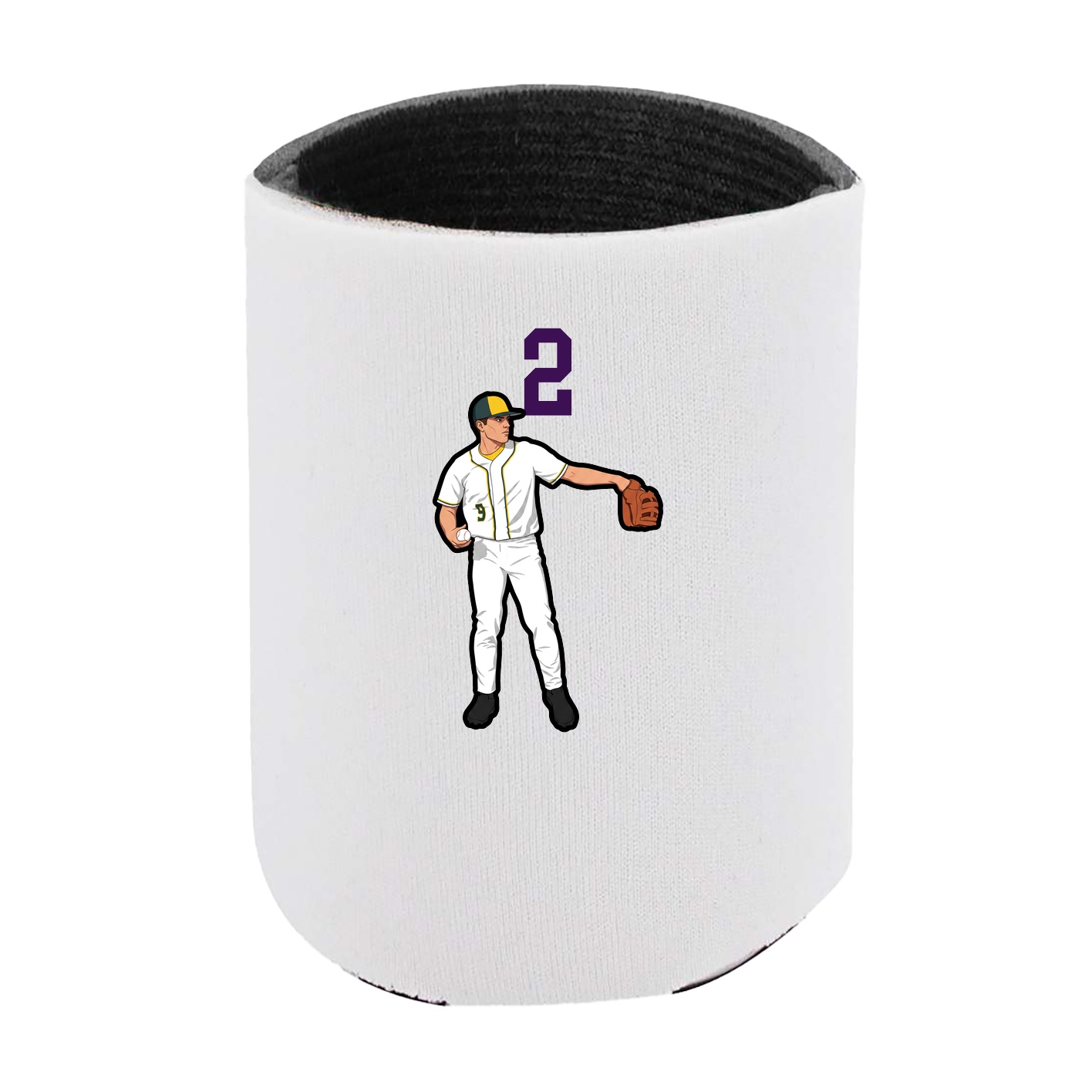 Can Holder — Number Top in White