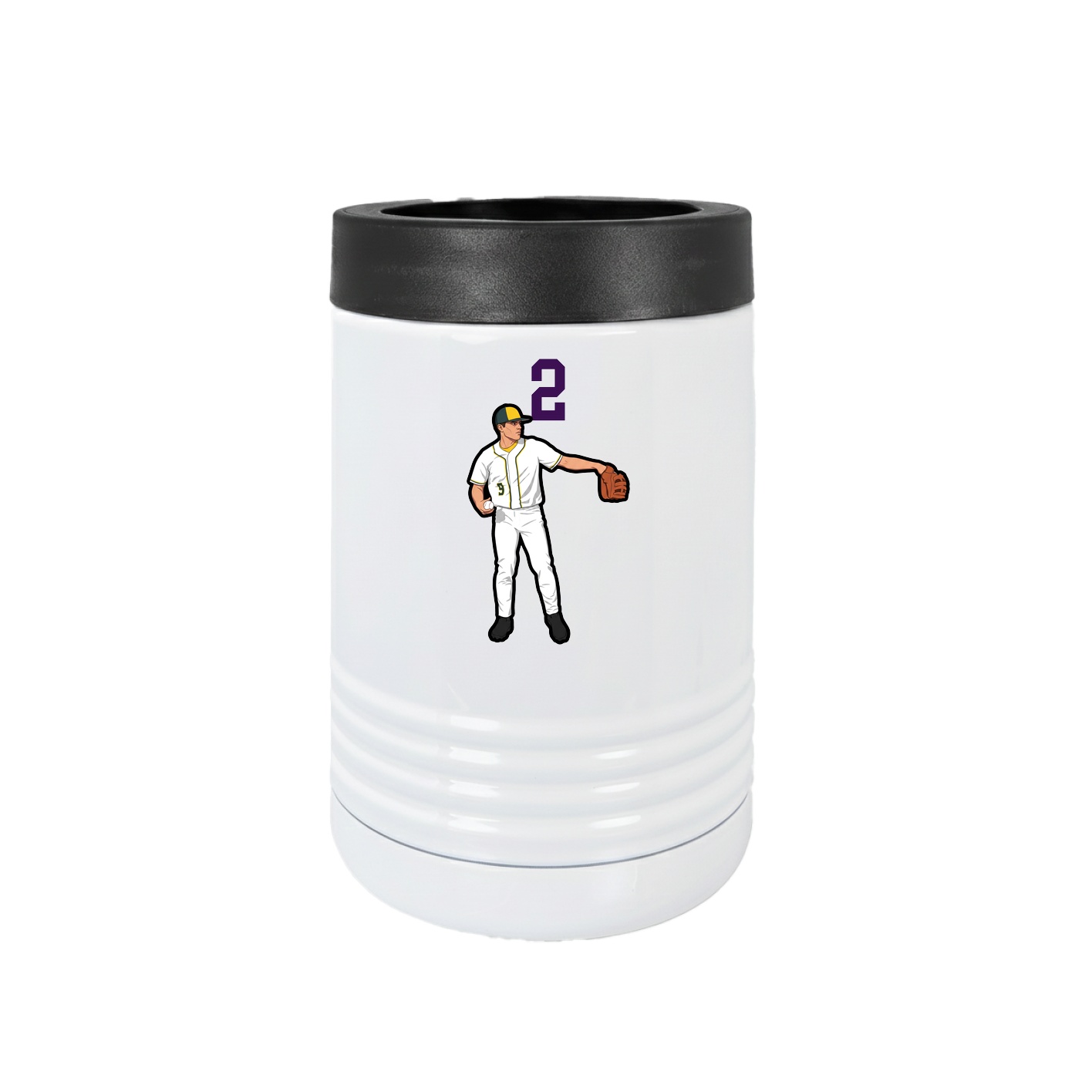 Beverage Holder — Number Top in White
