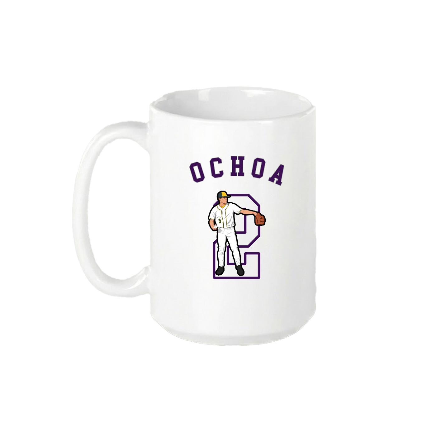15oz Coffee Mug — Shirsey Arch in White