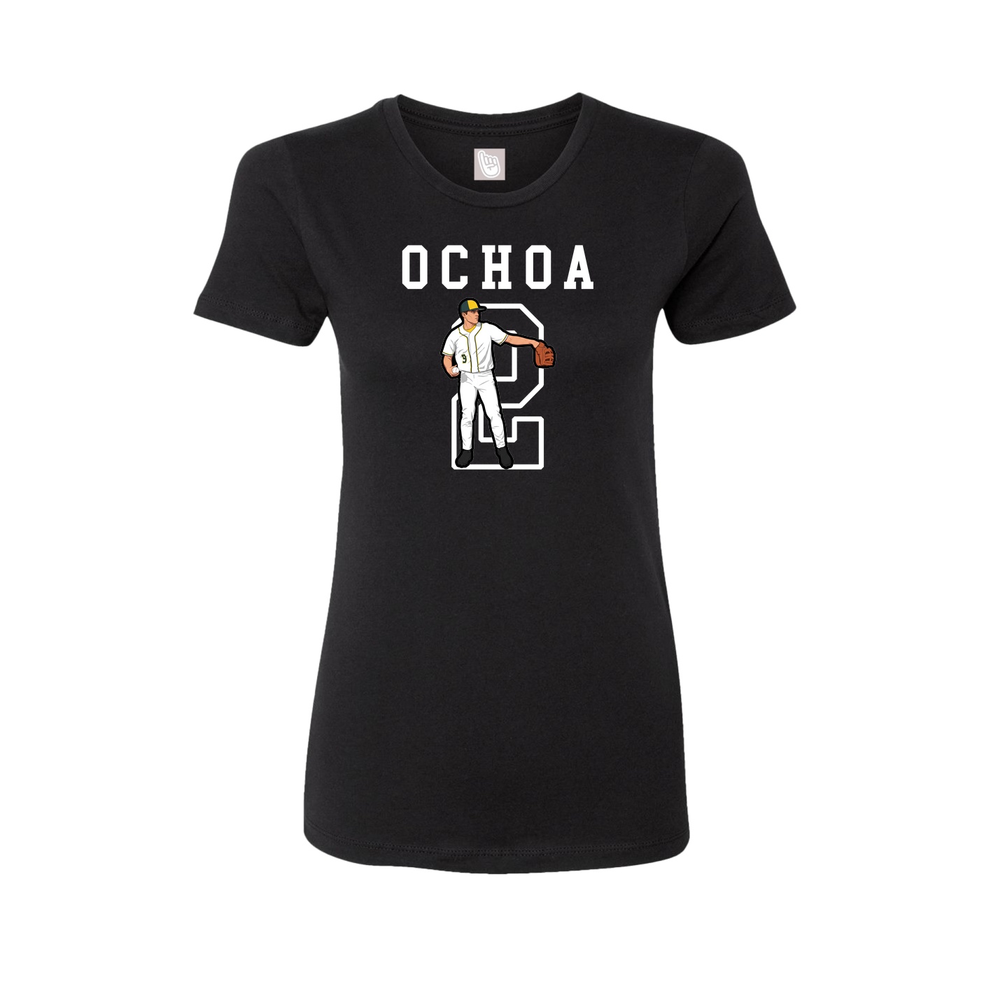 Fitted Women's Tee — Shirsey in Black