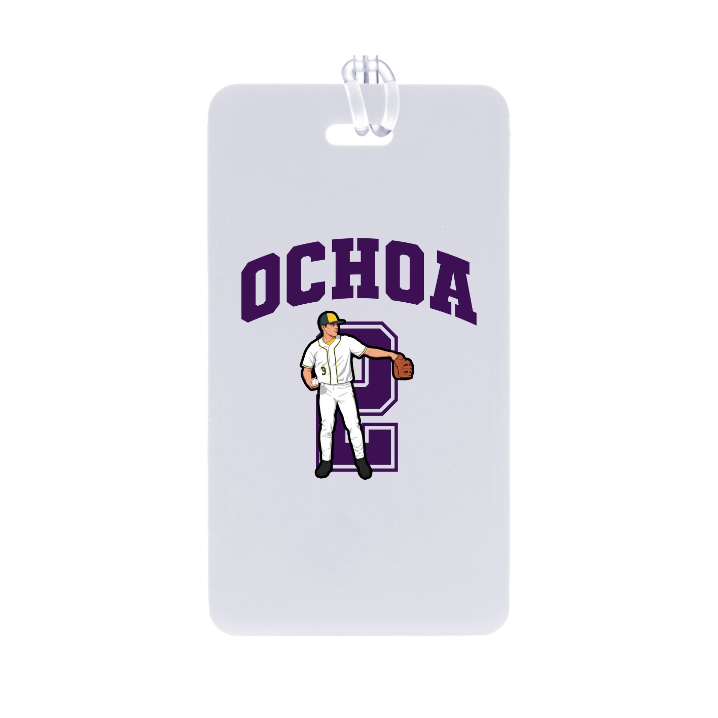 Bag Tag — Number in Classic
