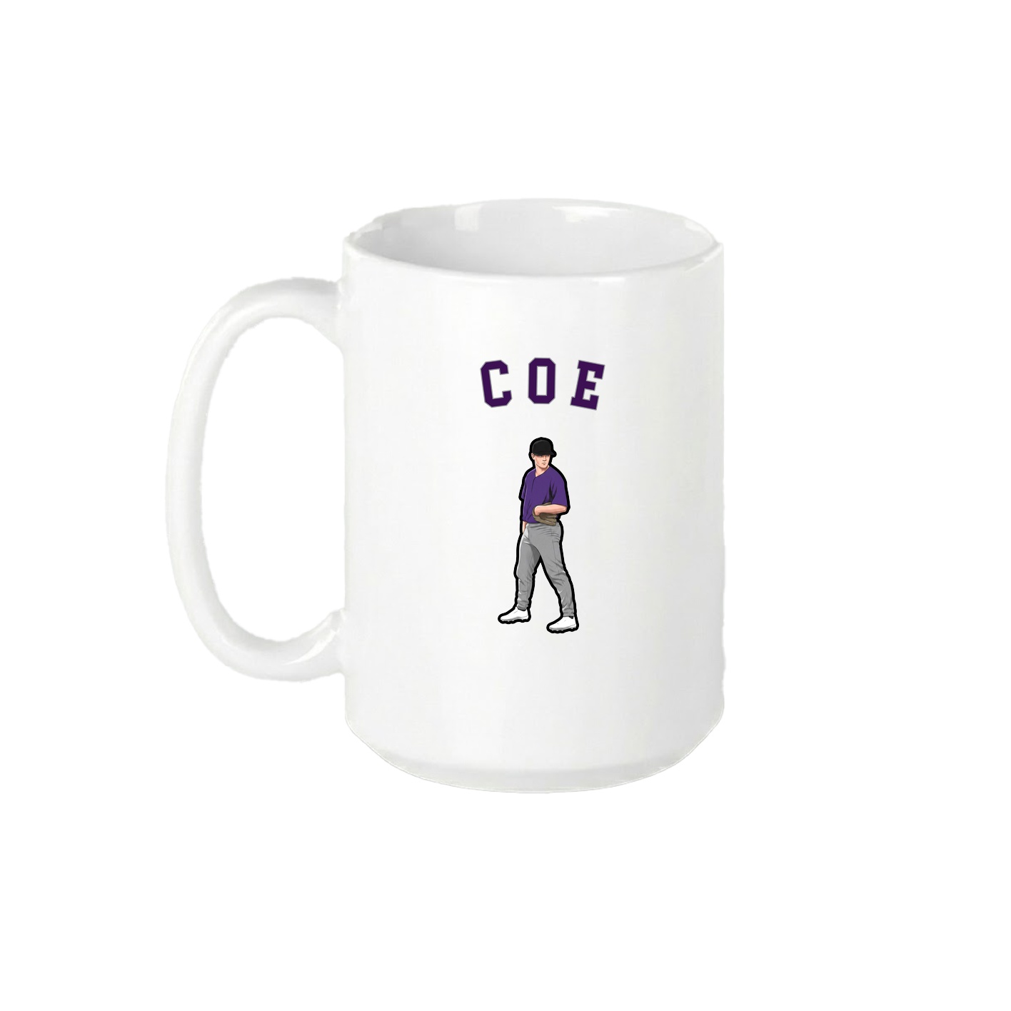15oz Coffee Mug — Shirsey Arch in White