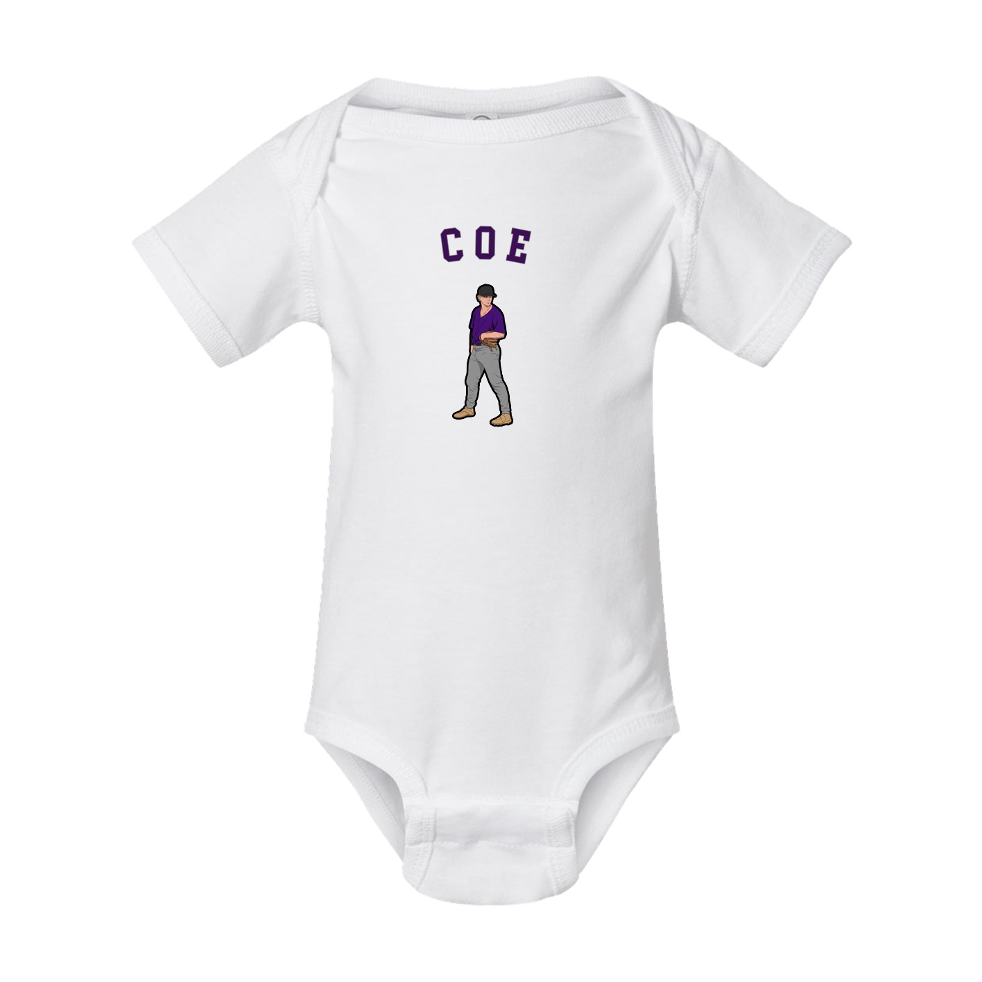 Baby Onesie — Shirsey Arch in White