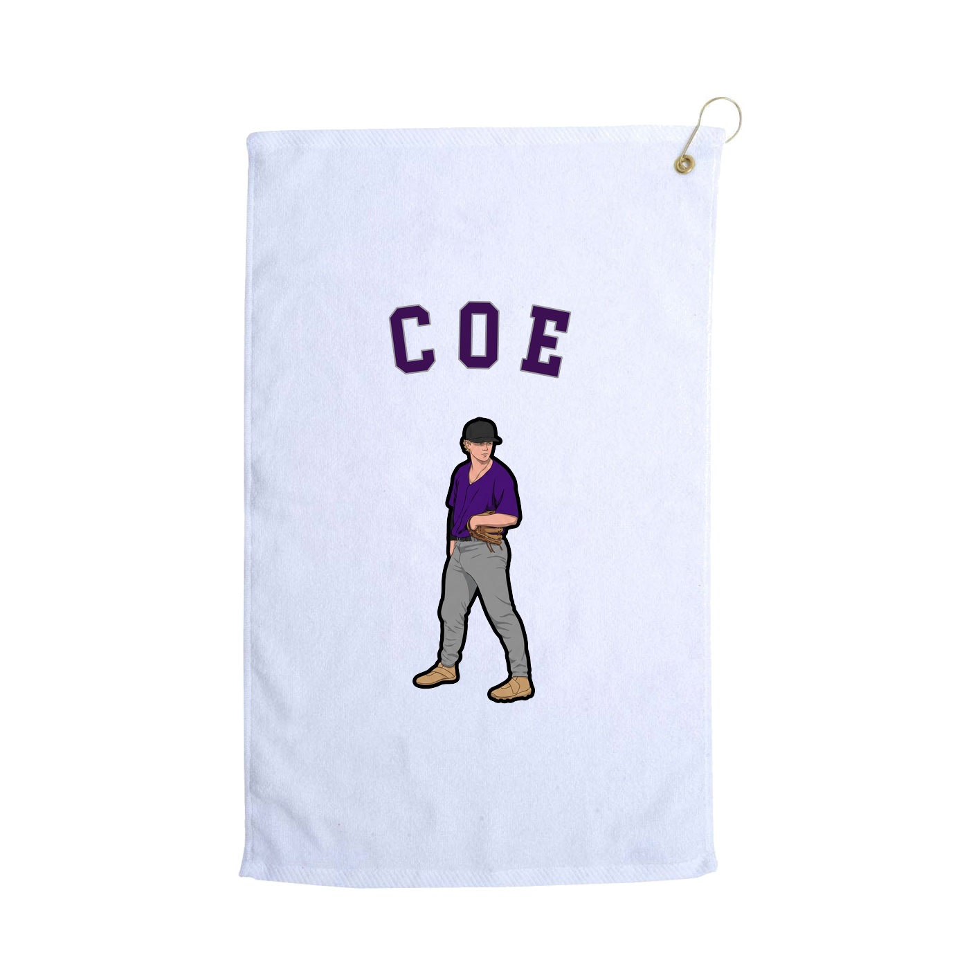 Golf Towel — Shirsey Arch in White