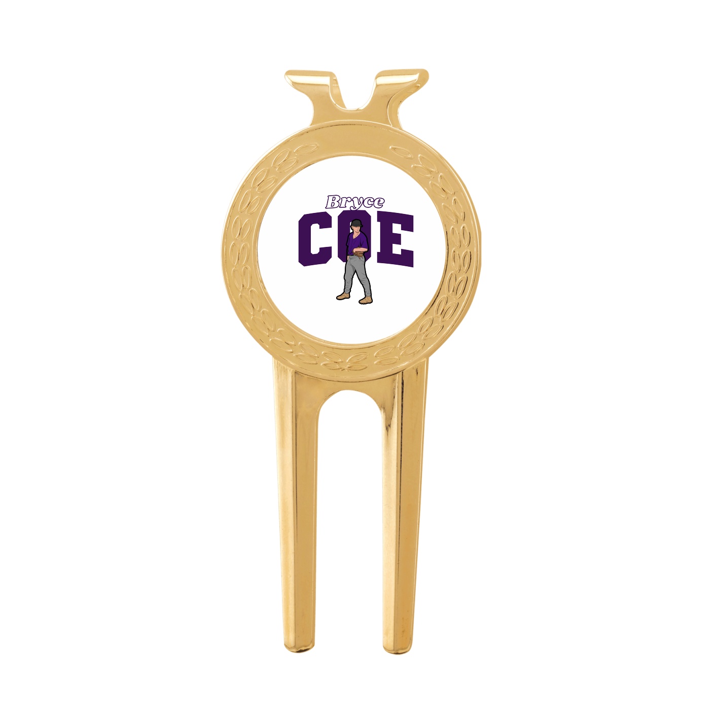 Divot Tool with Ball Marker — Name Arch in Classic