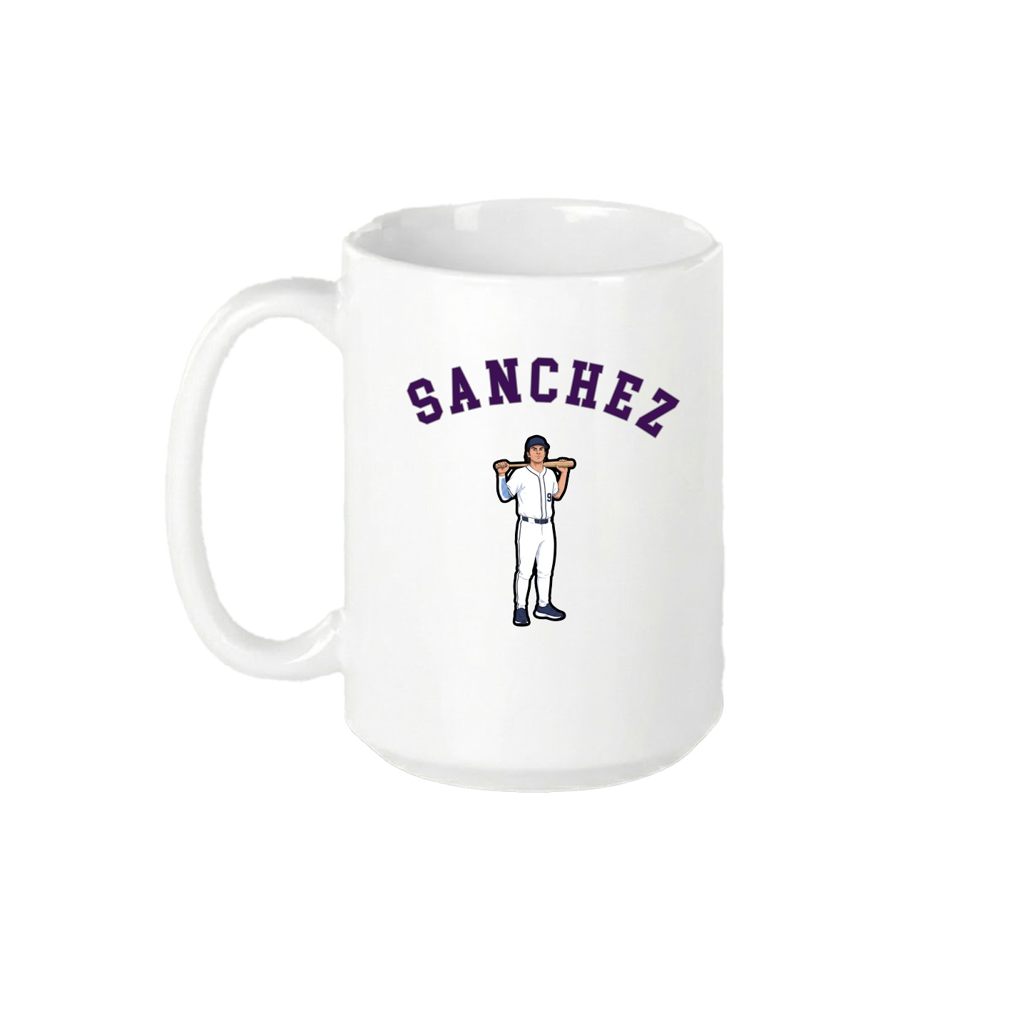 15oz Coffee Mug — Shirsey Arch in White