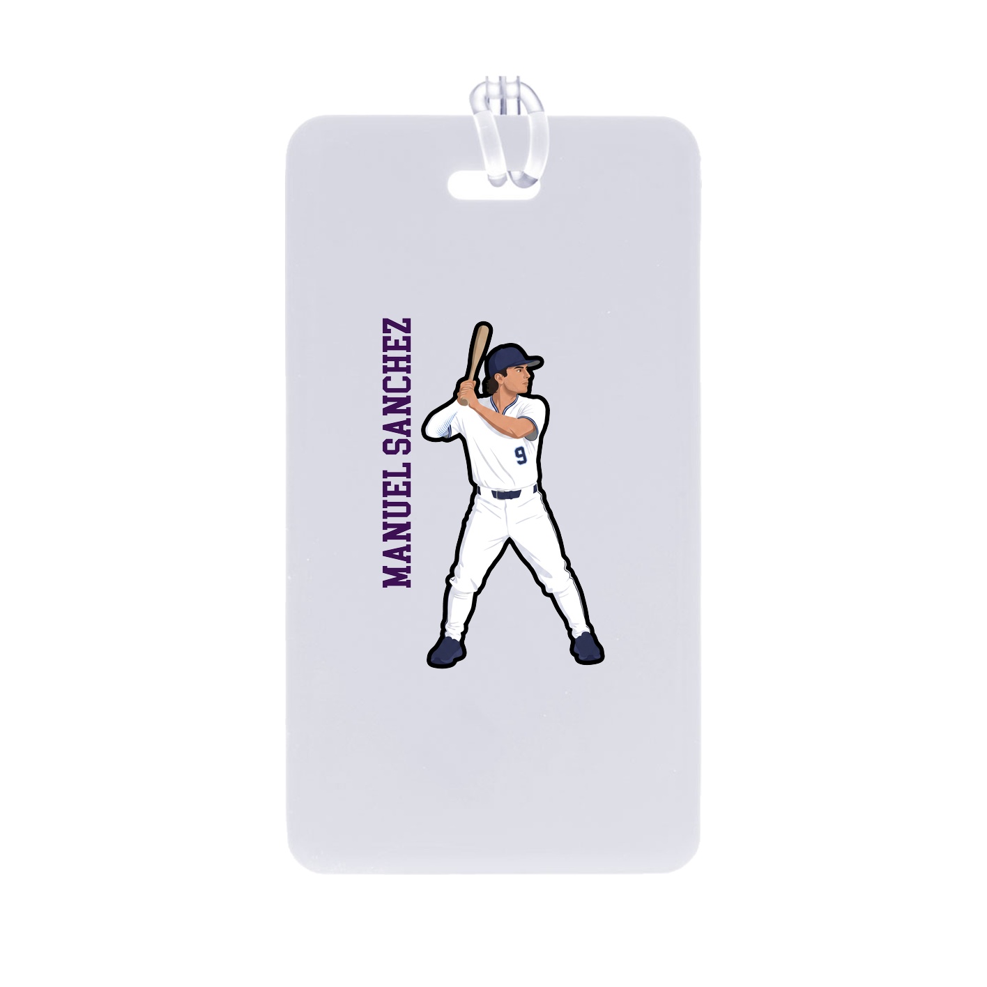 Bag Tag — Name Vertical in Classic