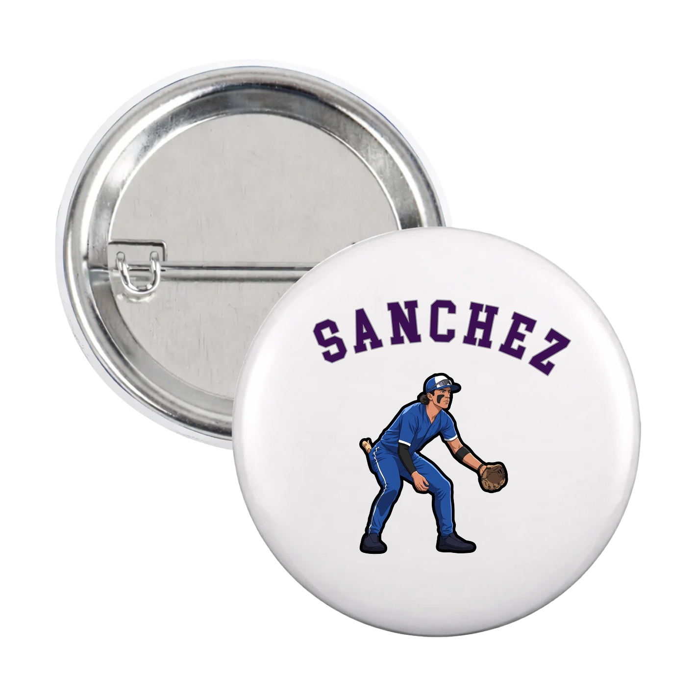 Game Day Button — Shirsey Arch in White