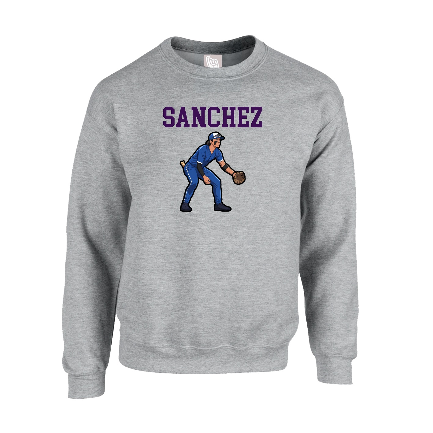 Fleece Crew — Shirsey in Grey
