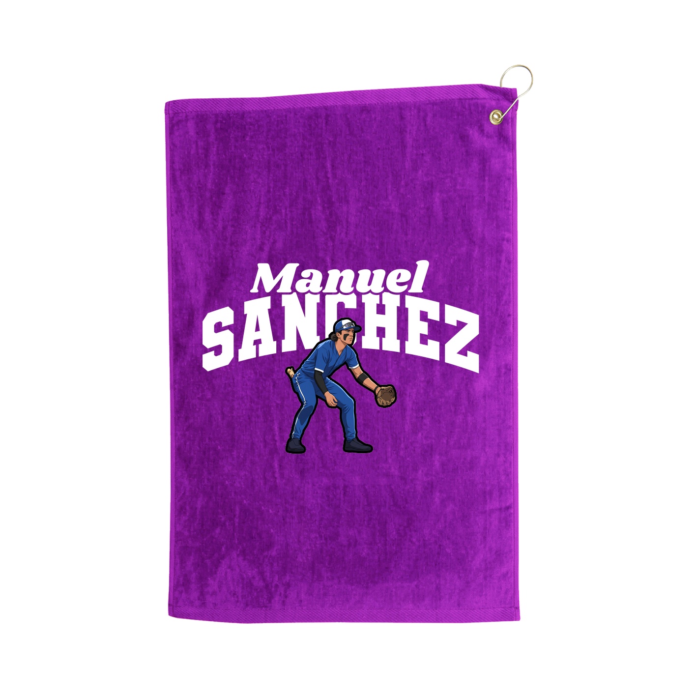 Golf Towel — Signature Arch in Purple