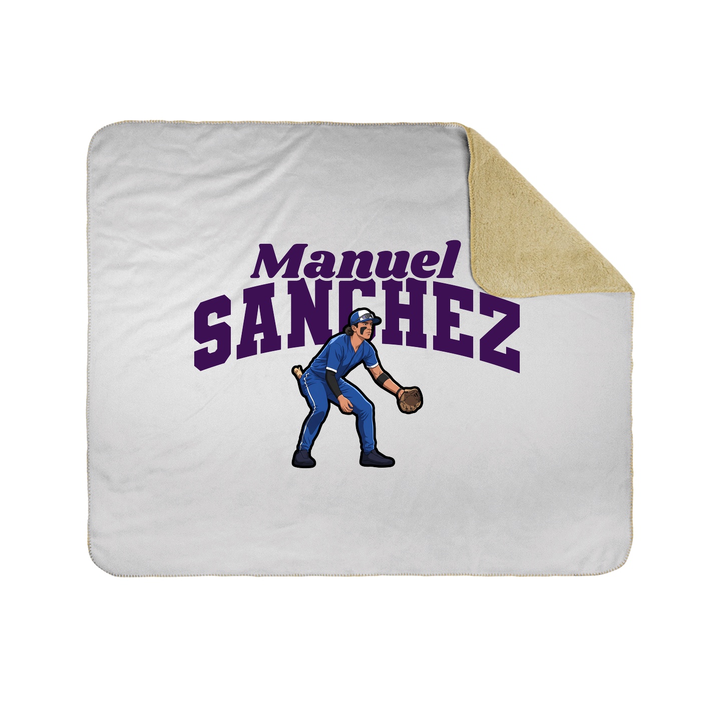 Throw Blanket — Signature Arch in White