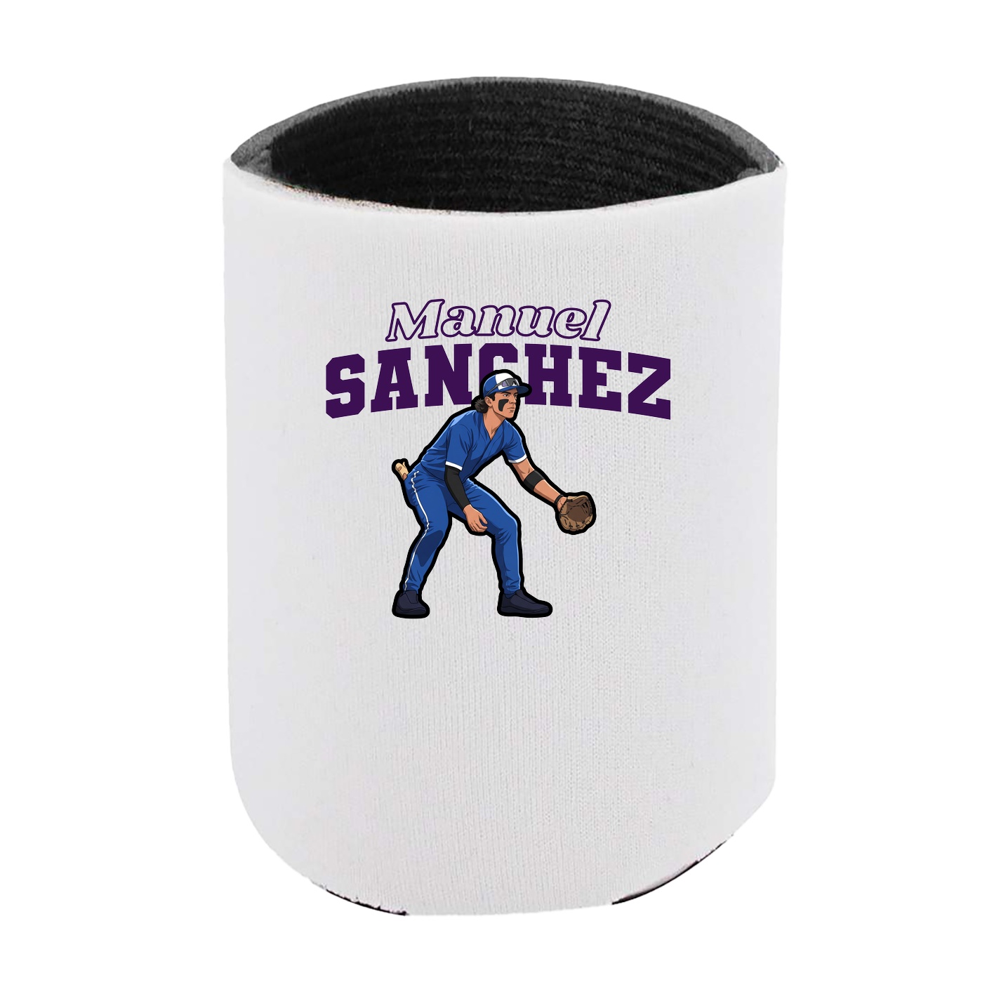 Can Holder — Name Arch in White