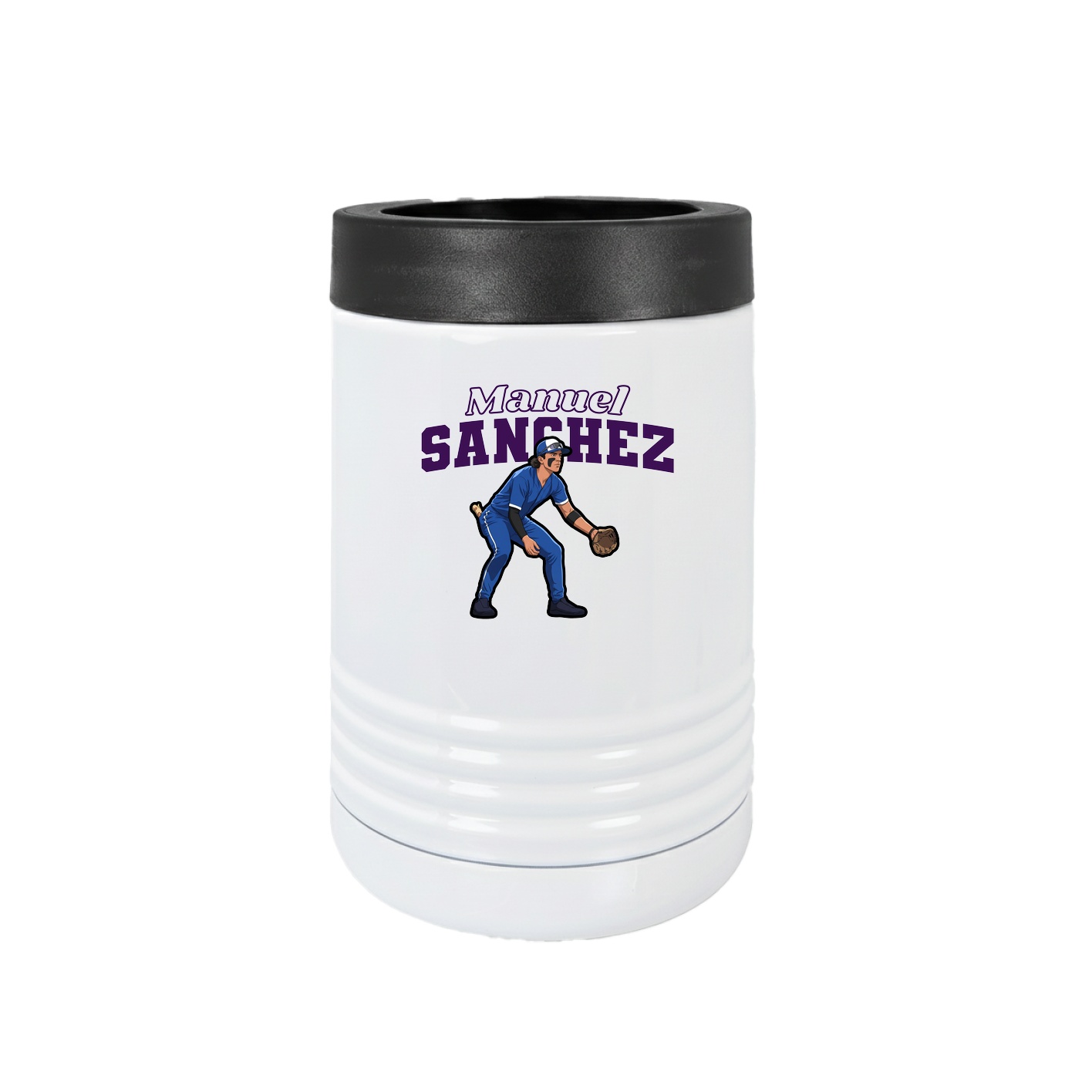 Beverage Holder — Name Arch in White