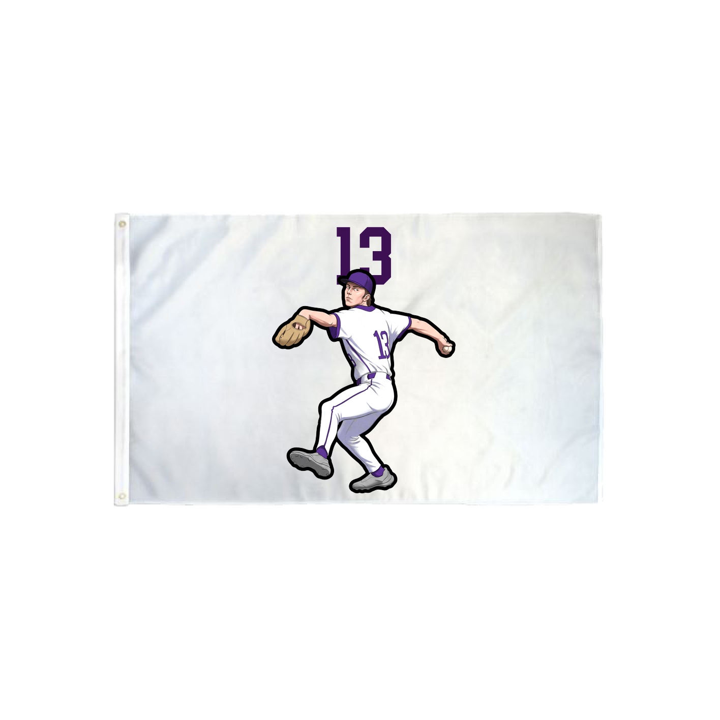 3x5 Flag — Number Top in Classic
