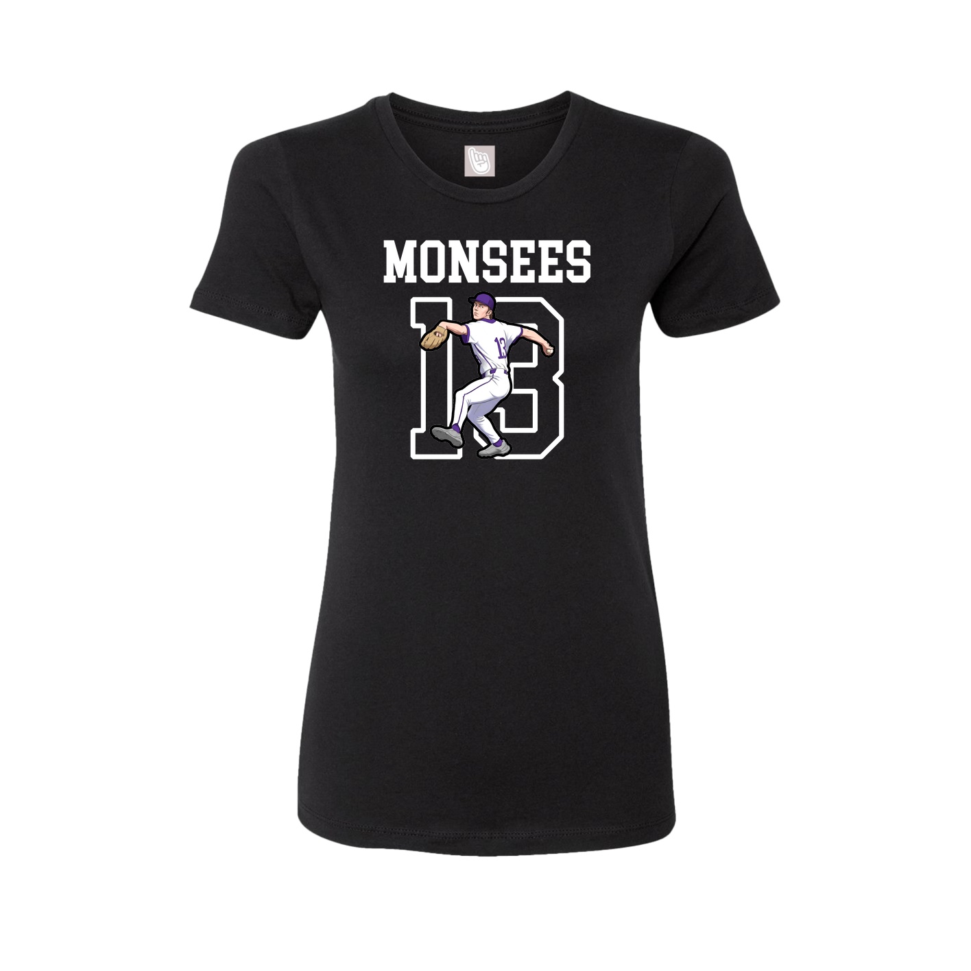 Fitted Women's Tee — Shirsey in Black