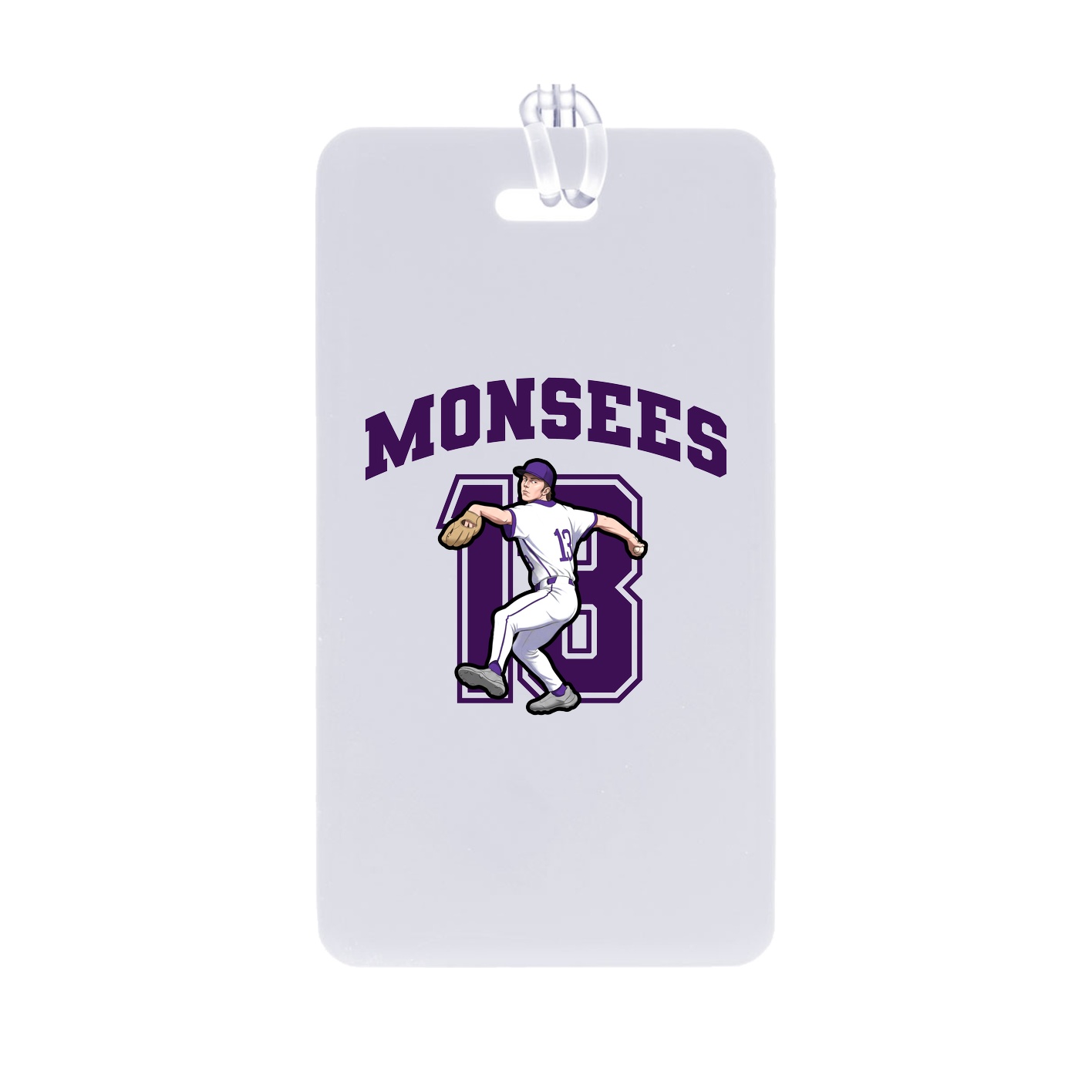 Bag Tag — Number in Classic