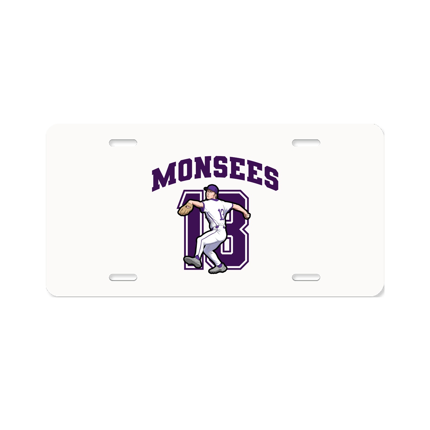 License Plate — Number in Classic
