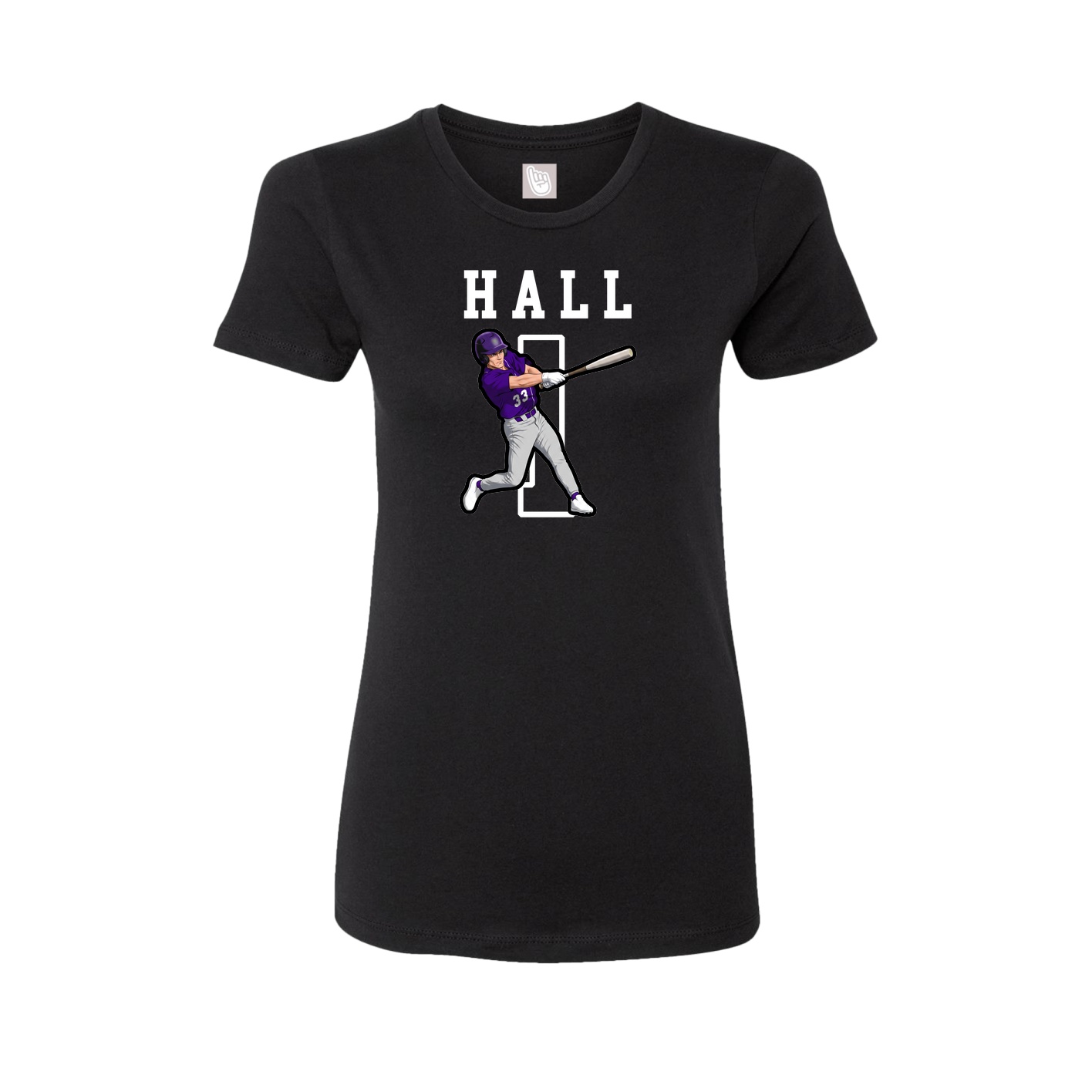 Fitted Women's Tee — Shirsey in Black