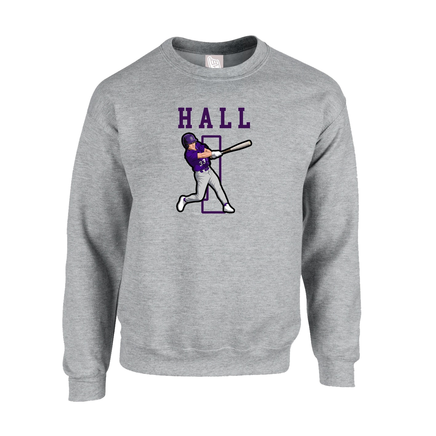 Fleece Crew — Shirsey in Grey