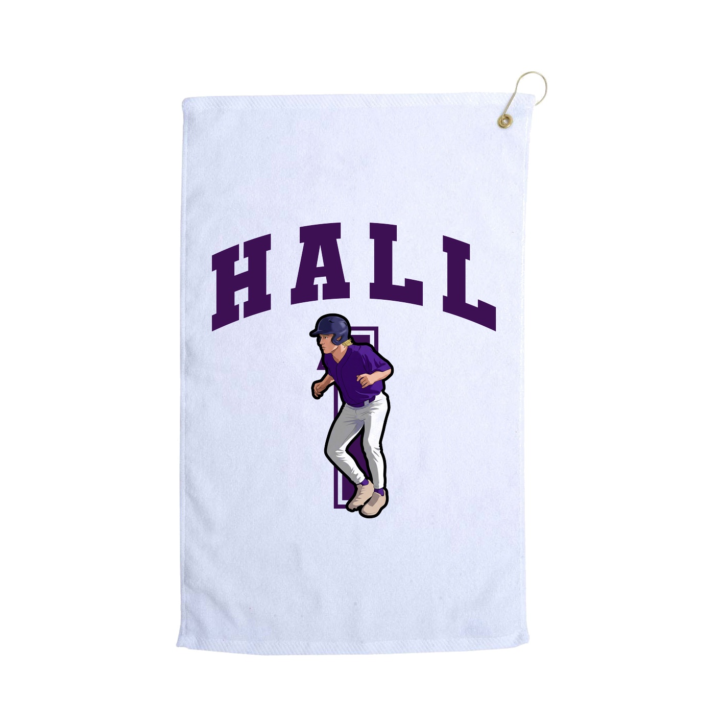 Golf Towel — Number in White