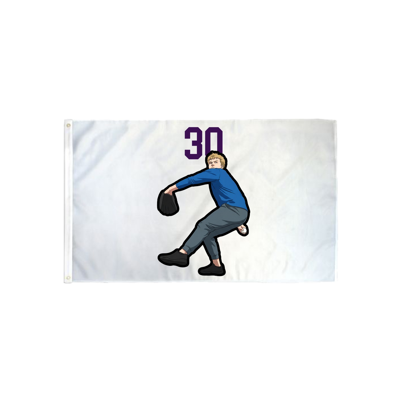 3x5 Flag — Number Top in Classic