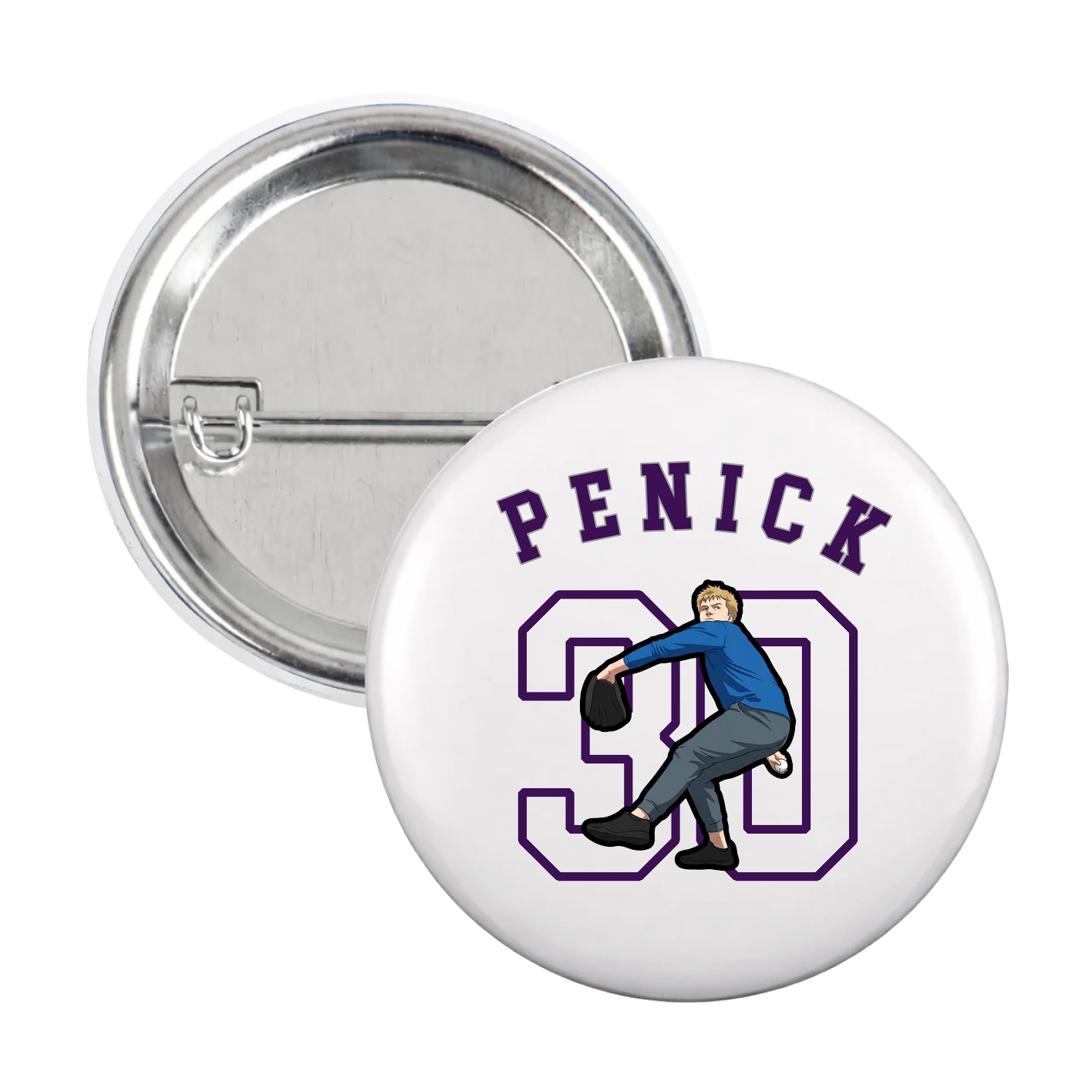 Game Day Button — Shirsey Arch in White