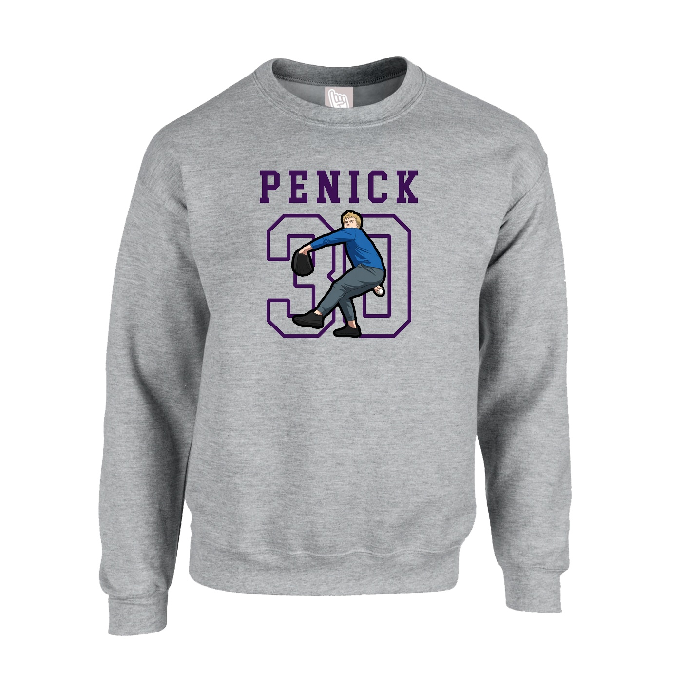 Fleece Crew — Shirsey in Grey