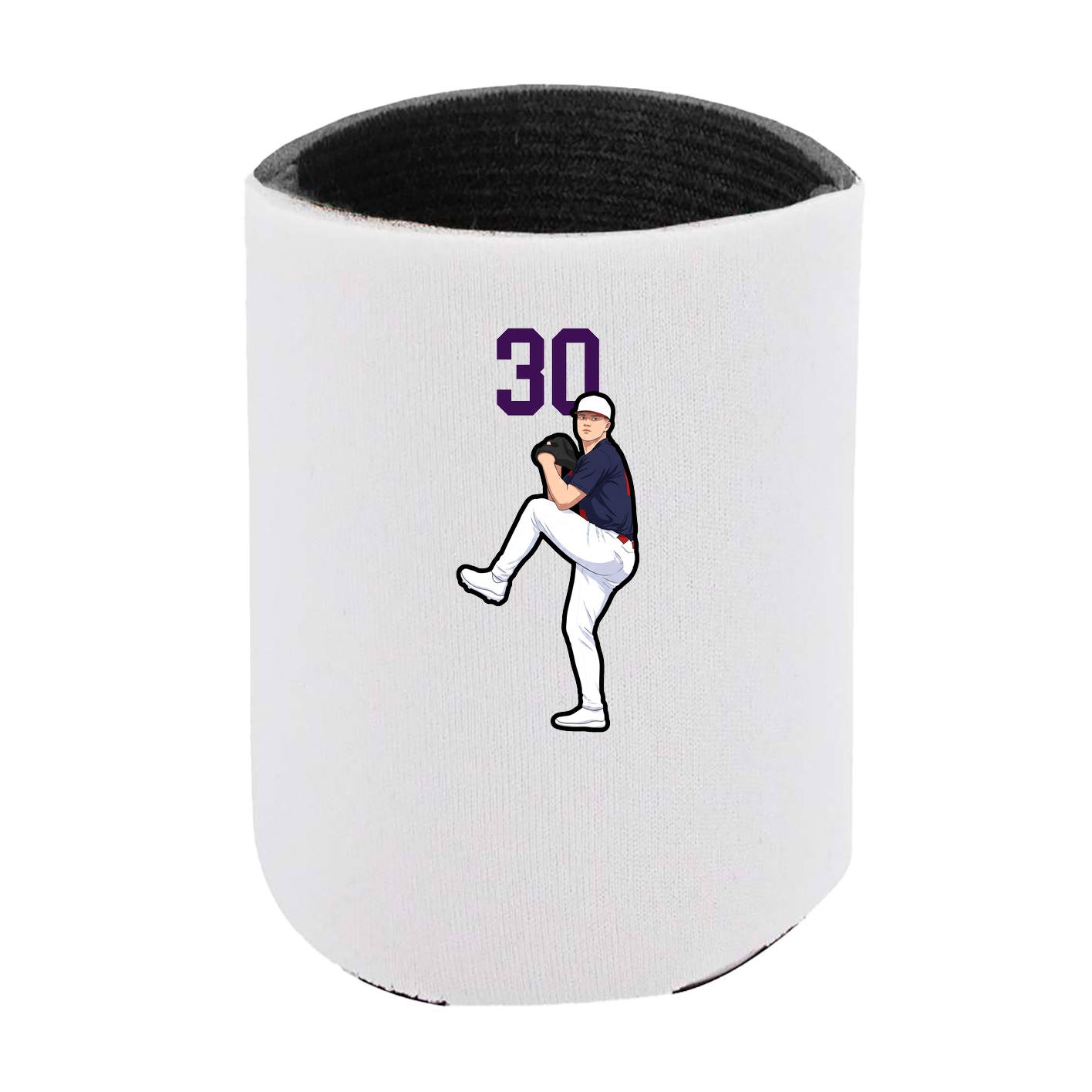 Can Holder — Number Top in White