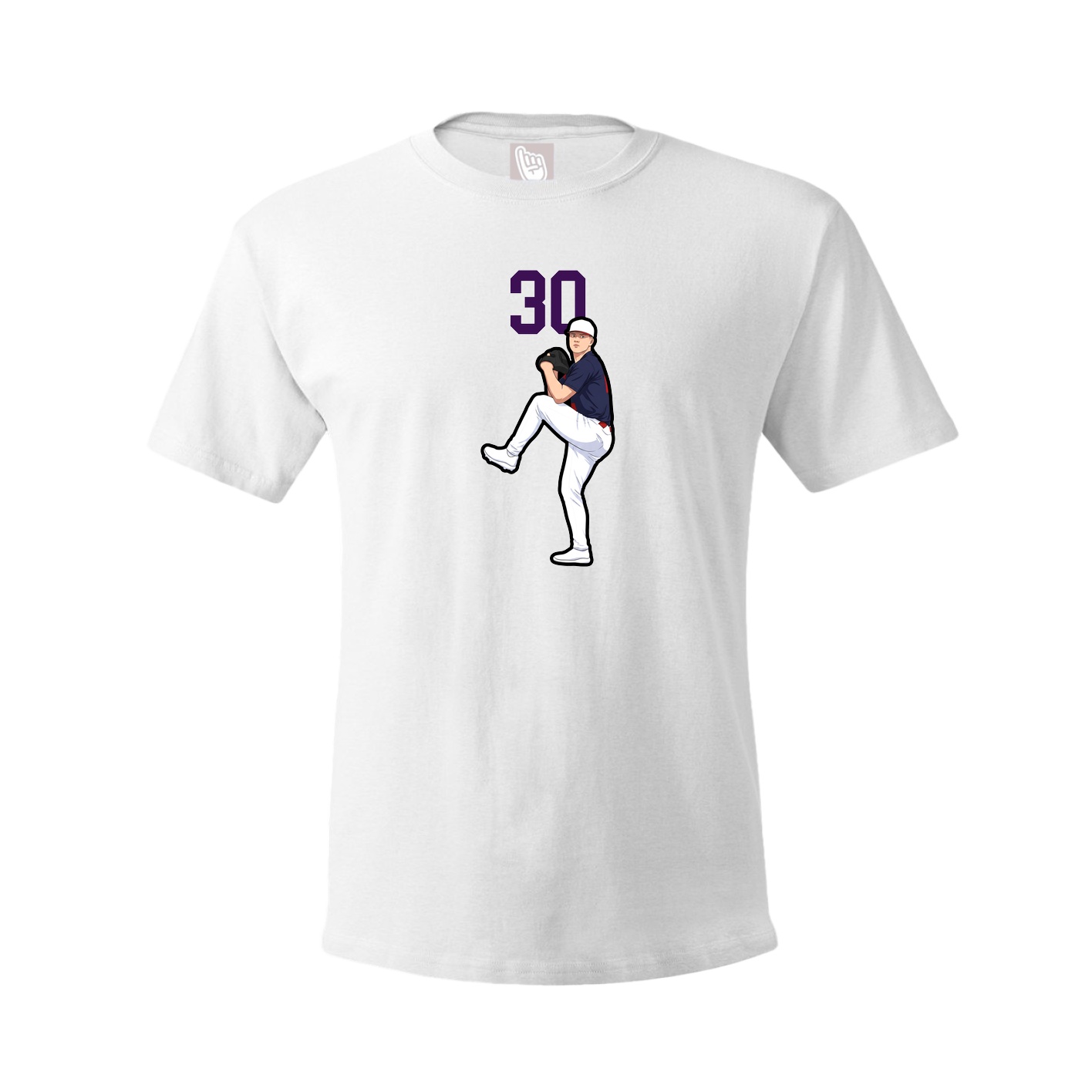 Tee — Number Top in White