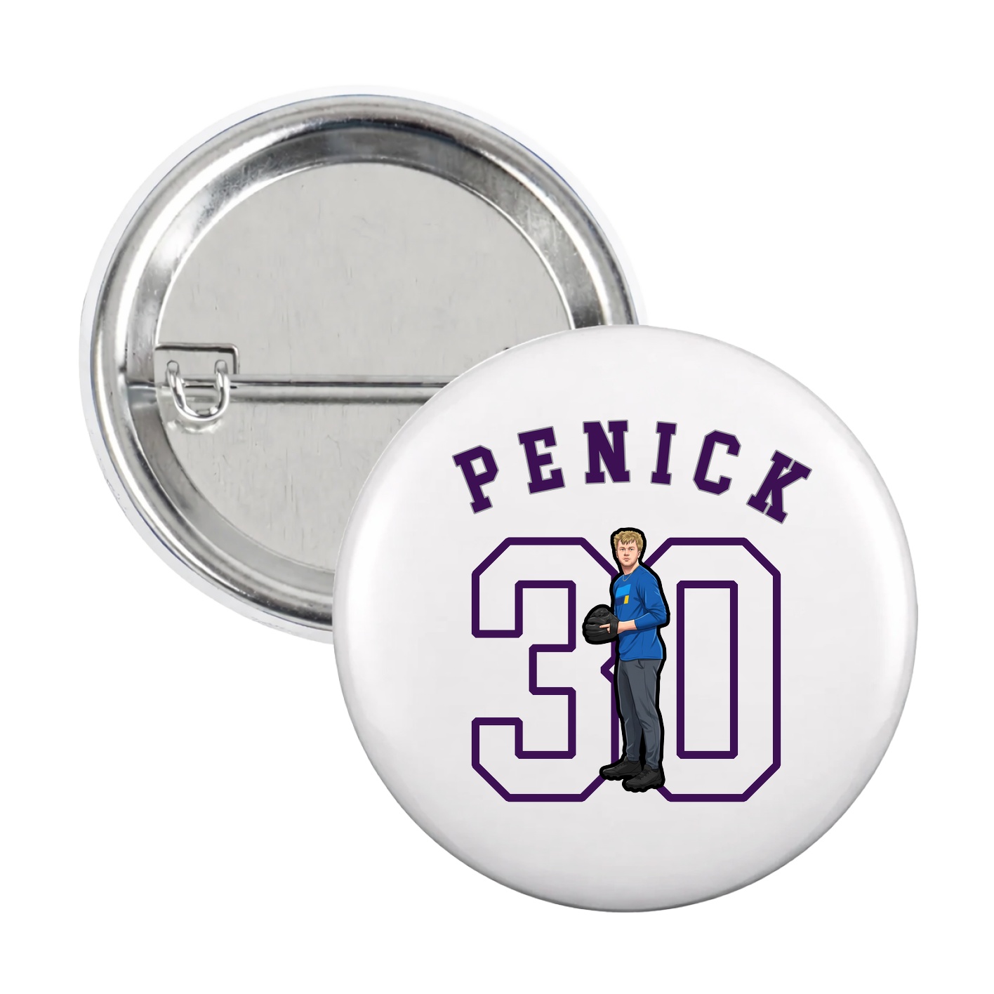 Game Day Button — Shirsey Arch in White