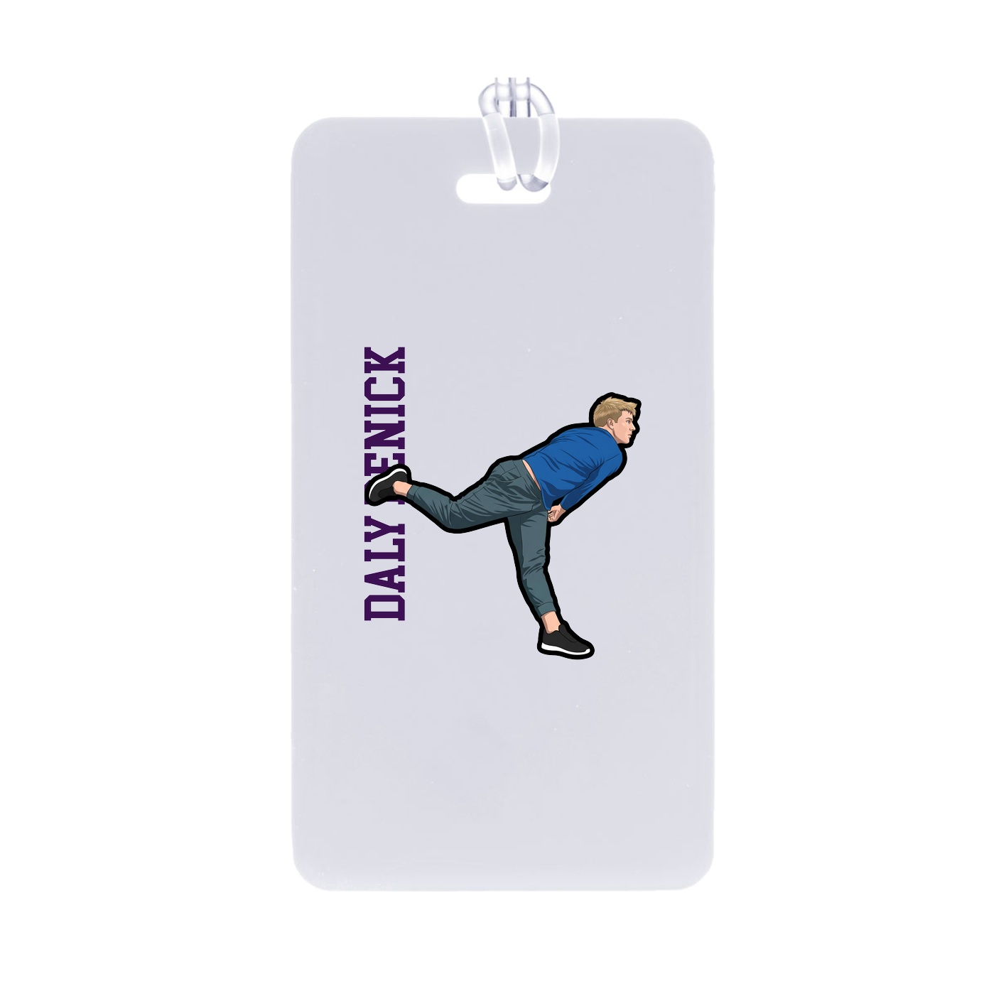 Bag Tag — Name Vertical in Classic