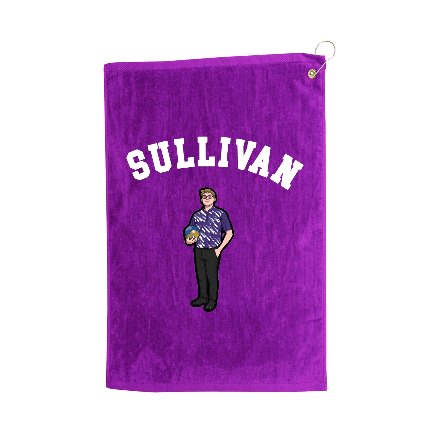 Golf Towel — Shirsey Arch in Purple