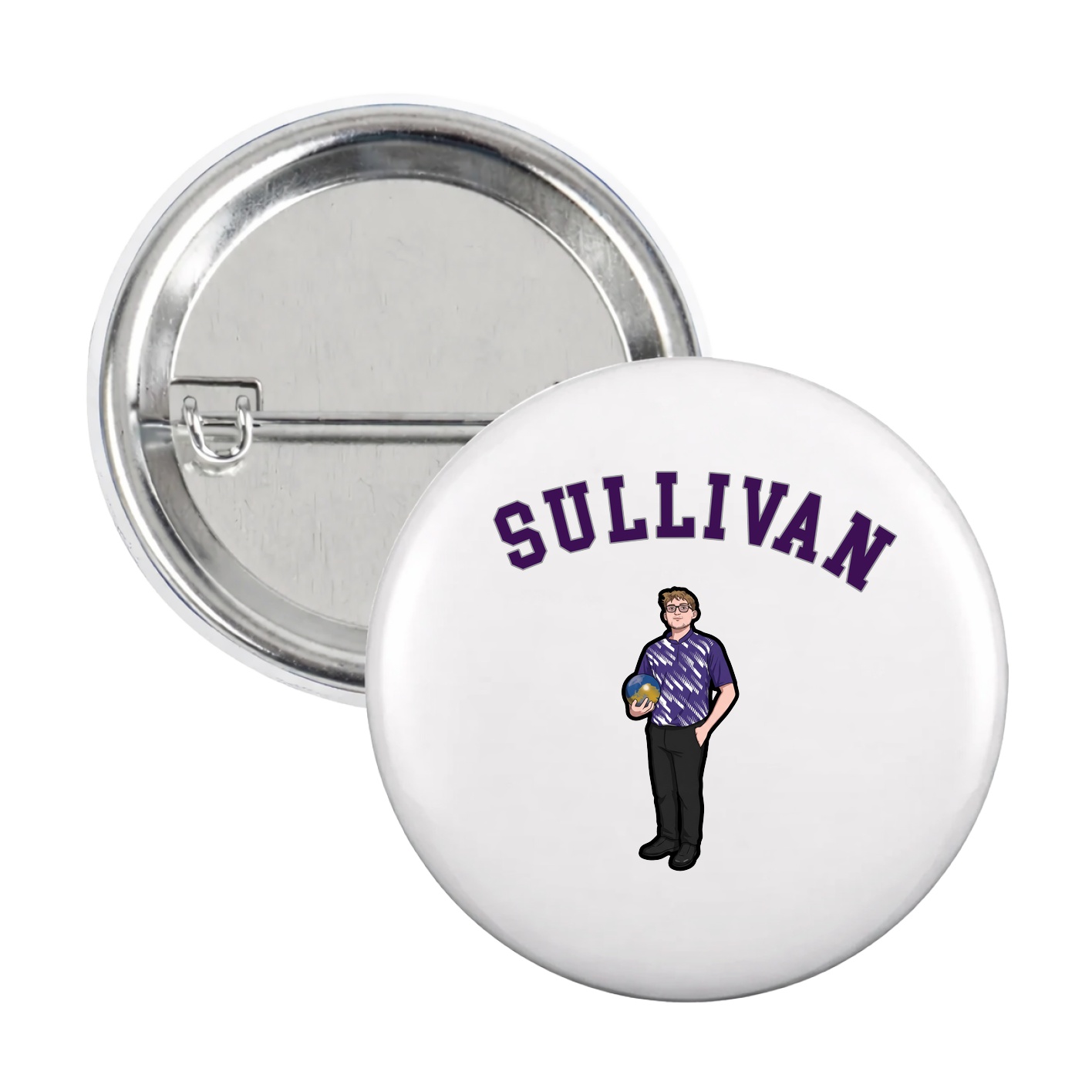 Game Day Button — Shirsey Arch in White