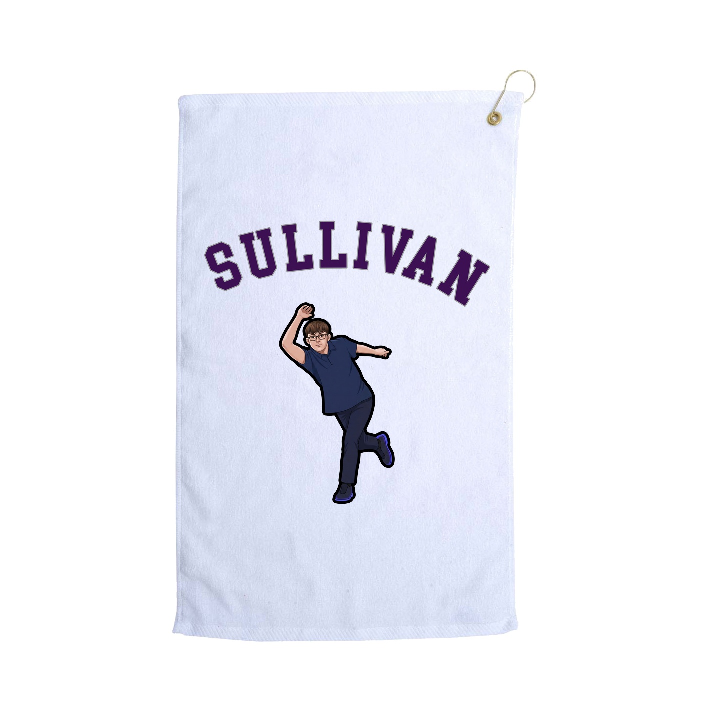 Golf Towel — Shirsey Arch in White