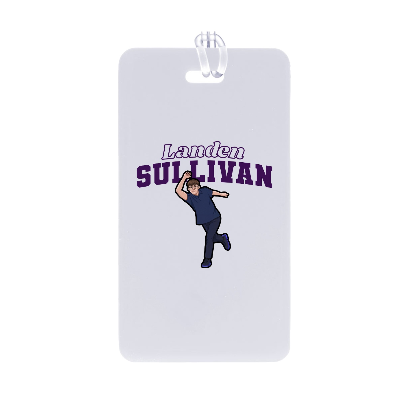 Bag Tag — Name Arch in Classic
