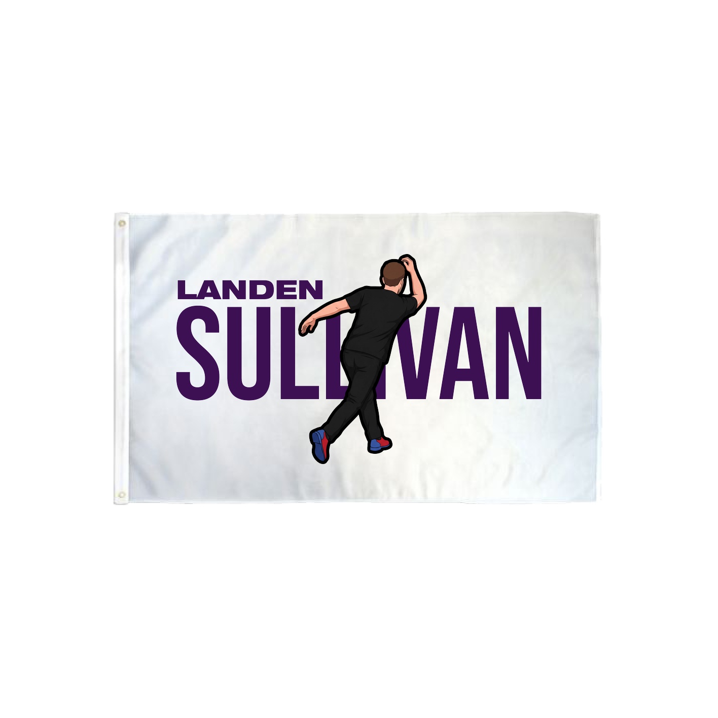 3x5 Flag — Player Name in Classic