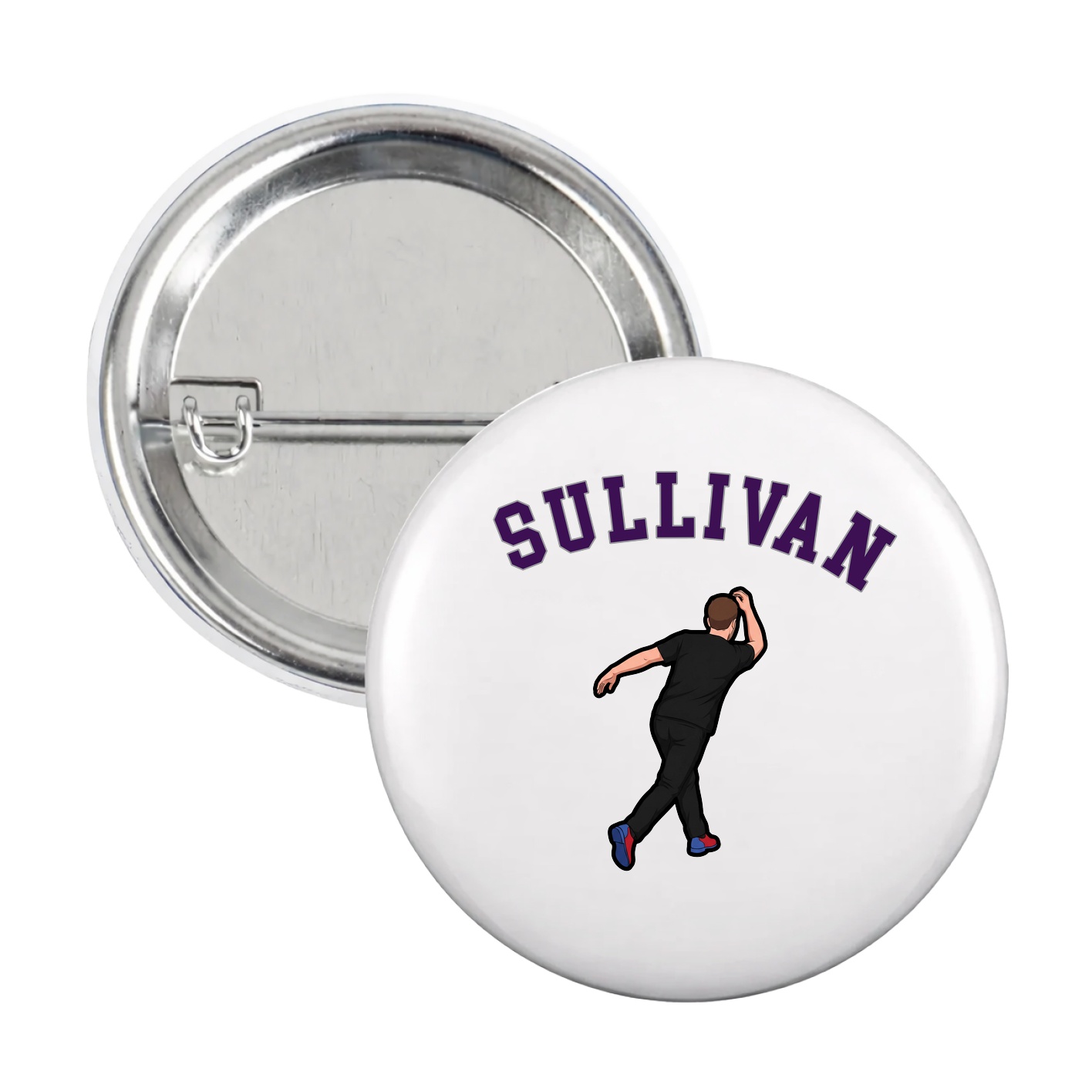 Game Day Button — Shirsey Arch in White