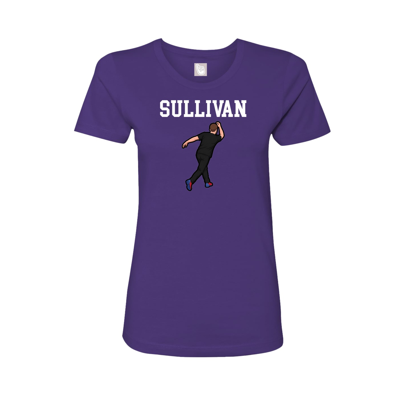 Fitted Women's Tee — Shirsey in Purple
