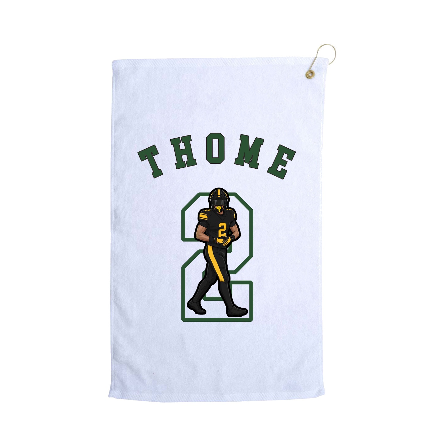 Golf Towel — Shirsey Arch in White