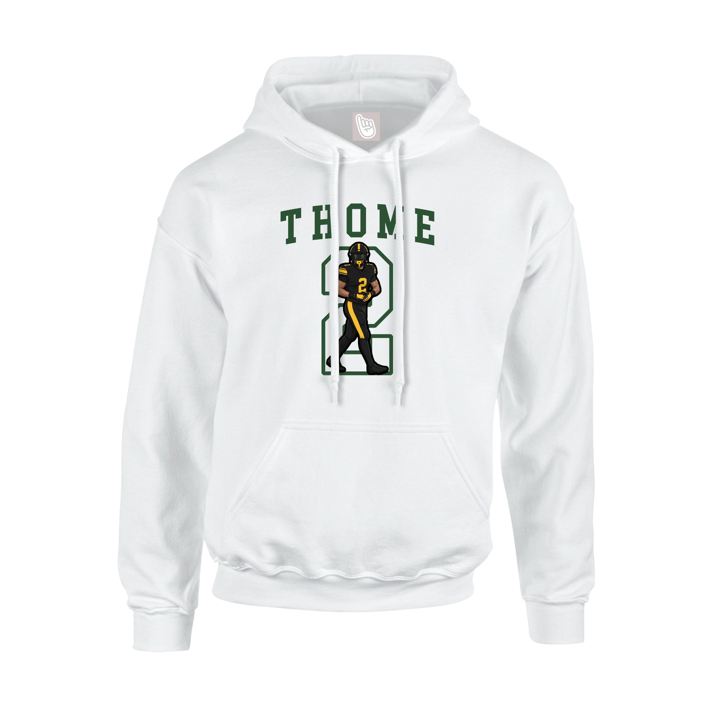 Hoodie — Shirsey in White