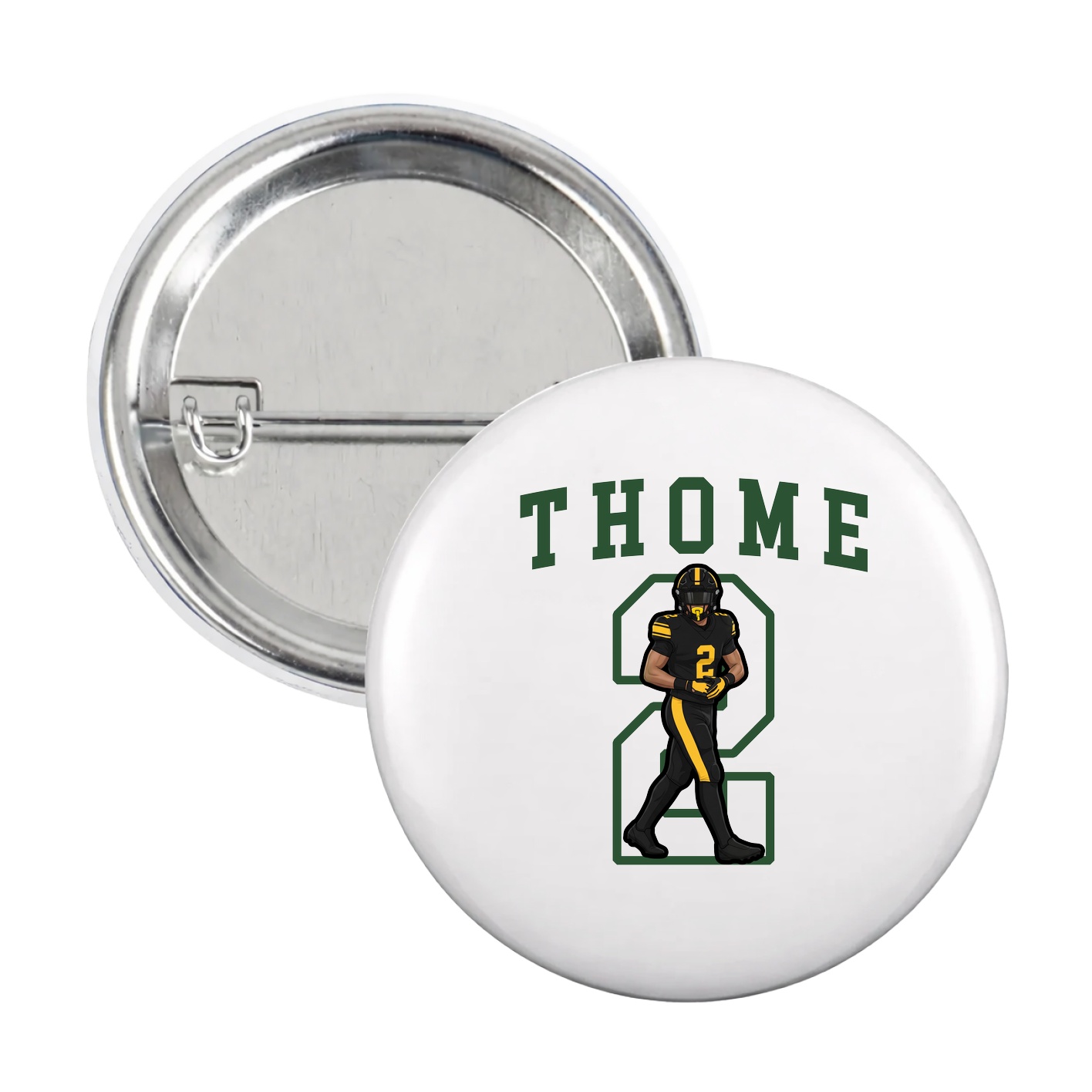 Game Day Button — Shirsey in White