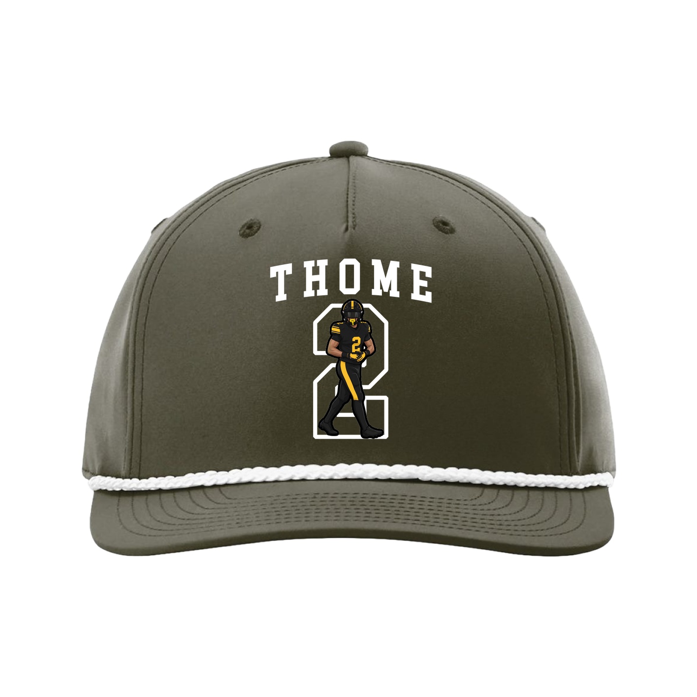 Five-Panel Classic Rope Cap — Shirsey in Green